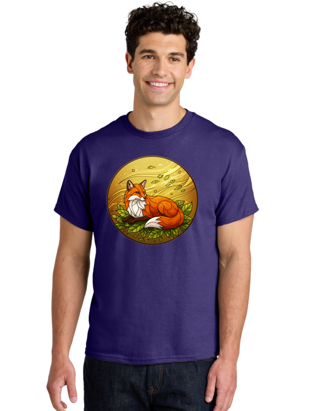 Stained-Glass-Fox Men'S Graphic Tee, 100% Cotton, Comfortable Casual Summer Wear, Machine Washable, Vintage Camera, Old Camera, Antique Camera, Black Camera, Classic Photography, Photography Equipment, Nostalgic Device, Film Camera, Camera Art Baj795