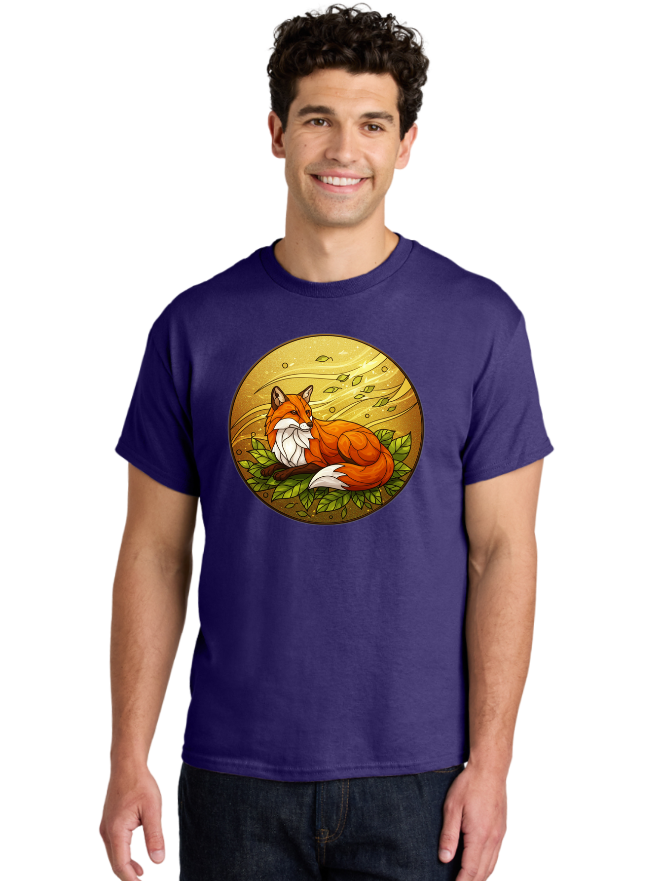 Stained-Glass-Fox Men'S Graphic Tee, 100% Cotton, Comfortable Casual Summer Wear, Machine Washable, Vintage Camera, Old Camera, Antique Camera, Black Camera, Classic Photography, Photography Equipment, Nostalgic Device, Film Camera, Camera Art Baj795