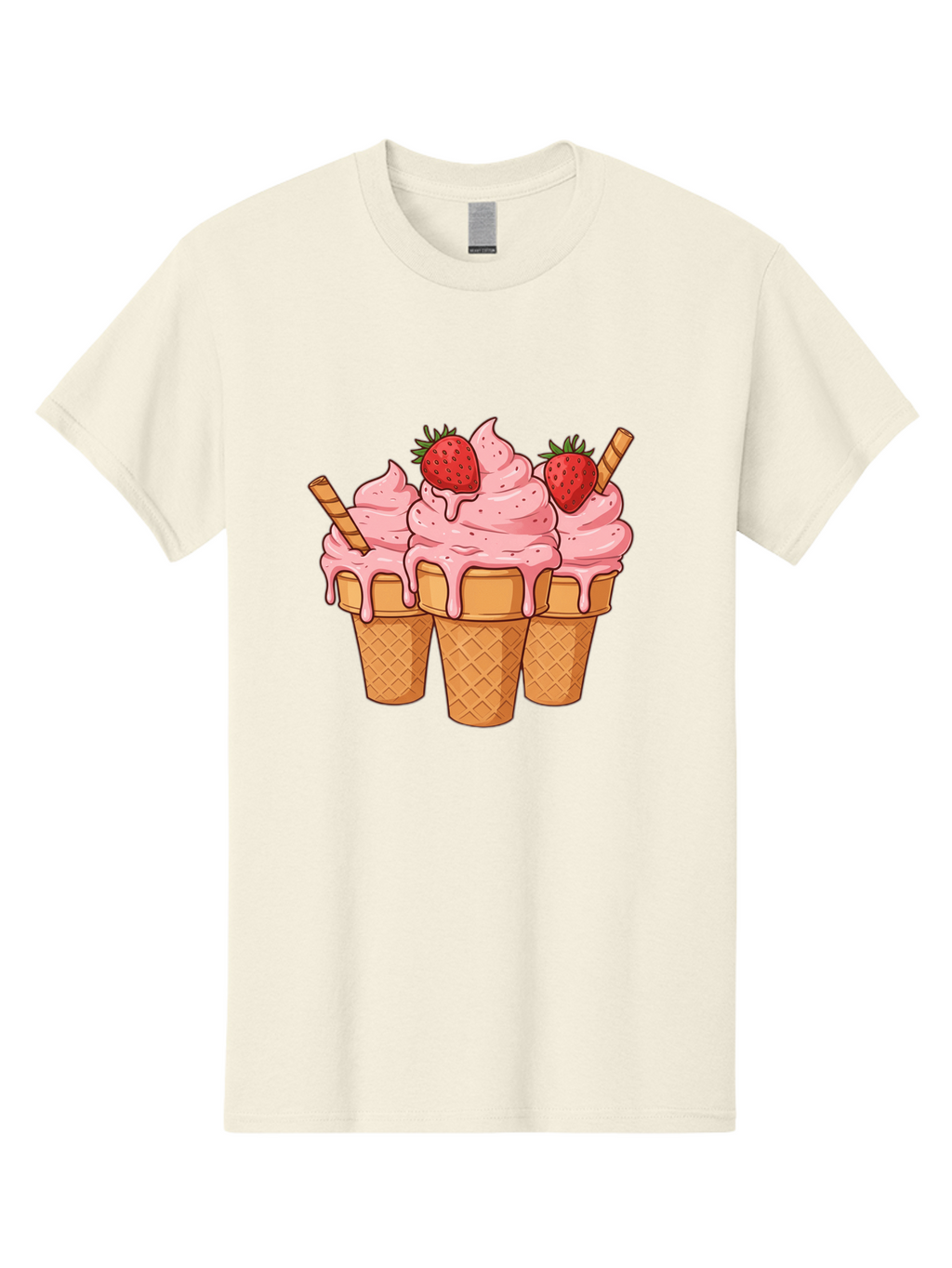 Strawberry-Ice-Cream-Cones Men'S Graphic Tee, 100% Cotton, Comfortable Casual Summer Wear, Machine Washable, Vintage Camera, Old Camera, Antique Camera, Black Camera, Classic Photography, Photography Equipment, Nostalgic Device, Film Camera, Baj806