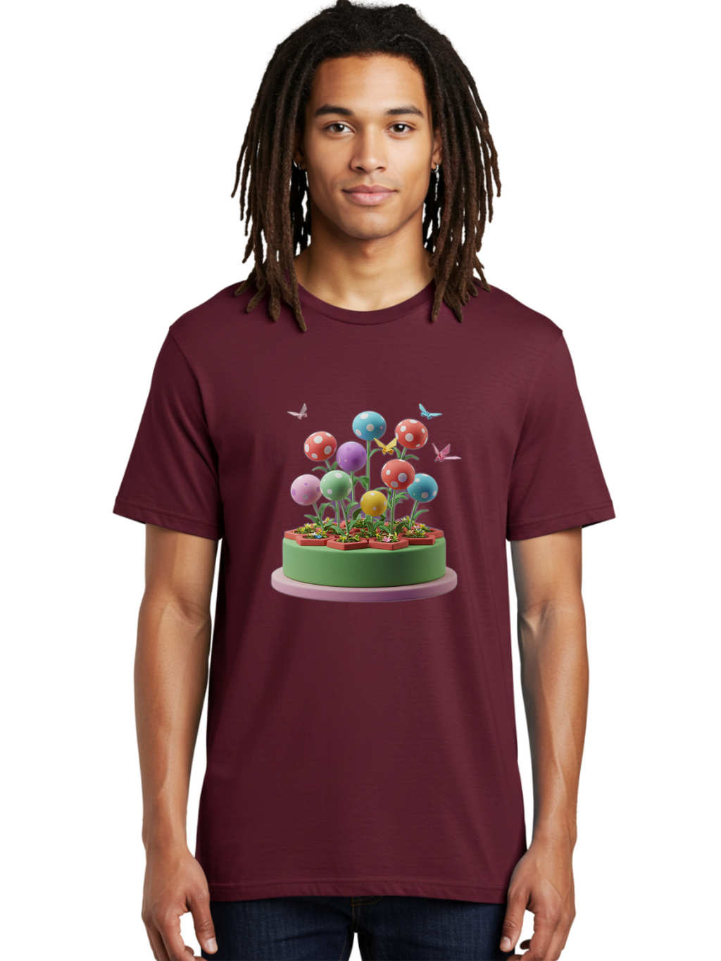 Super-Mushroom-Plants Men'S Graphic Tee, 100% Cotton, Comfortable Casual Summer Wear, Machine Washable, Vintage Camera, Old Camera, Antique Camera, Black Camera, Classic Photography, Photography Equipment, Nostalgic Device, Film Camera, Baj808