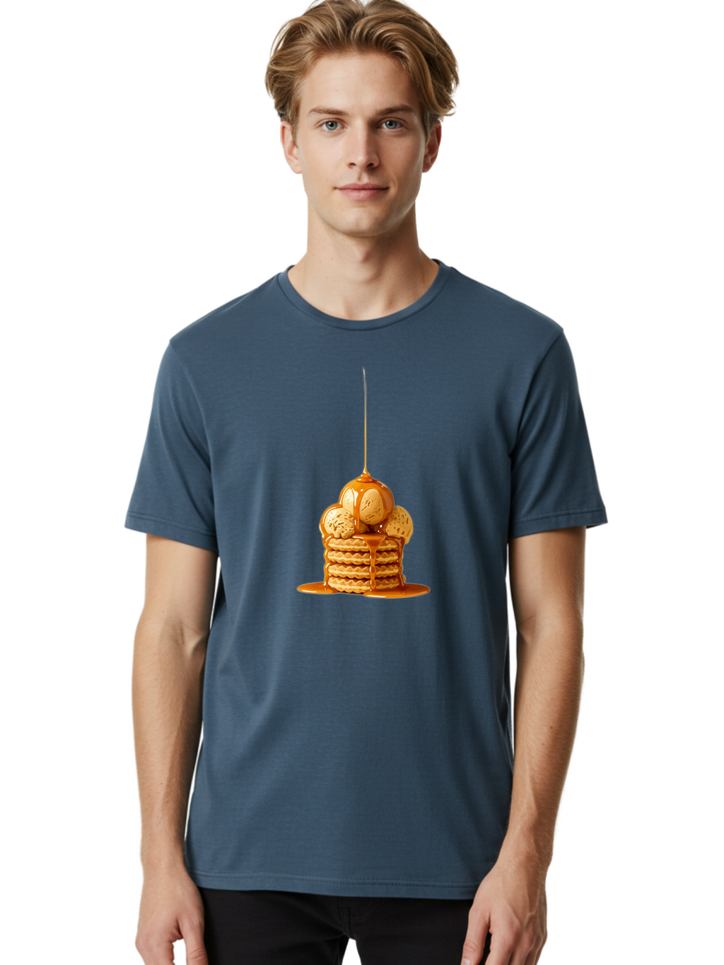 Syrup-On-Pancakes-And-Macarons Men'S Graphic Tee, 100% Cotton, Comfortable Casual Summer Wear, Machine Washable, Vintage Camera, Old Camera, Antique Camera, Black Camera, Classic Photography, Photography Equipment, Nostalgic Device, Baj809