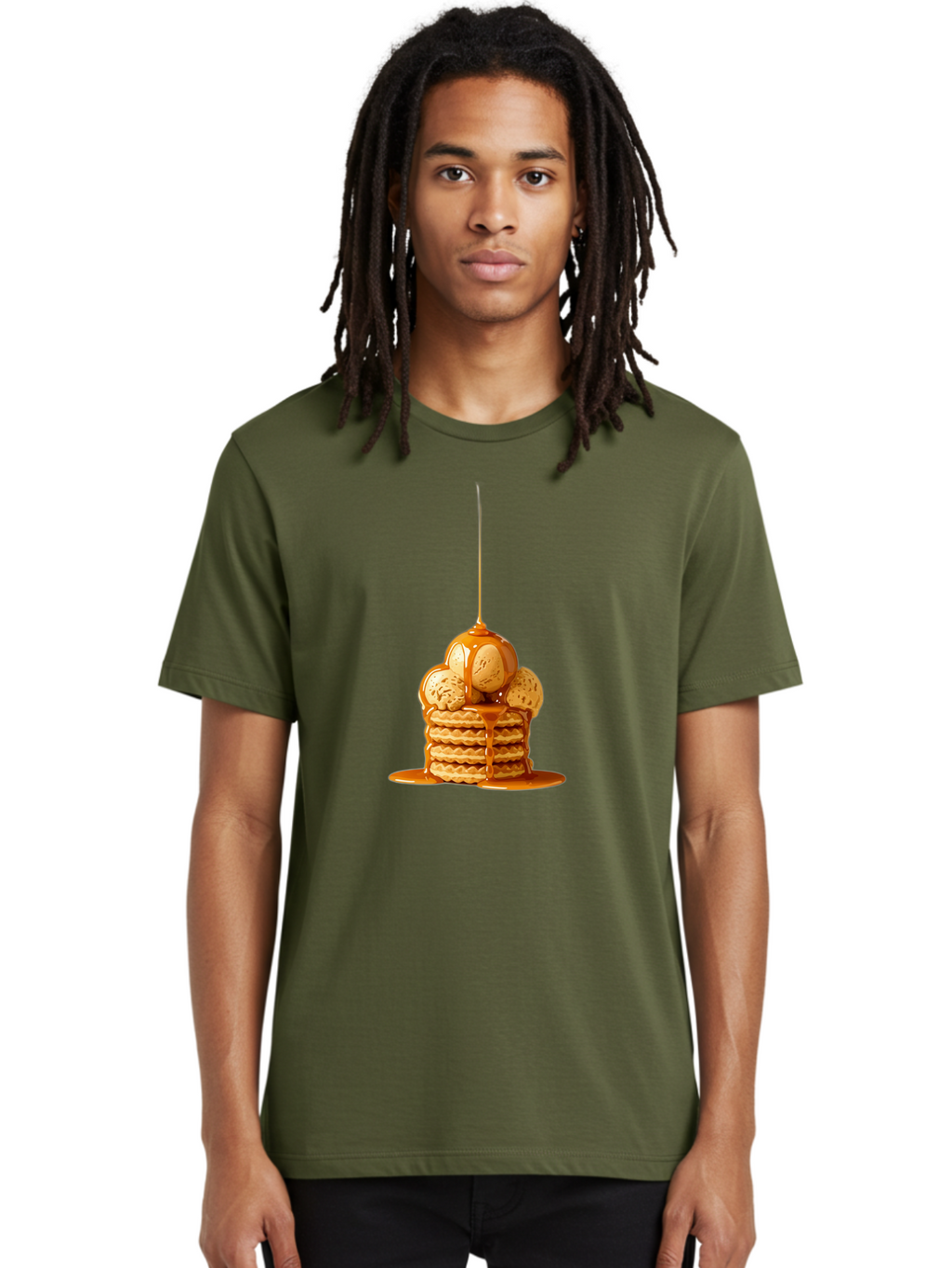 Syrup-On-Pancakes-And-Macarons Men'S Graphic Tee, 100% Cotton, Comfortable Casual Summer Wear, Machine Washable, Vintage Camera, Old Camera, Antique Camera, Black Camera, Classic Photography, Photography Equipment, Nostalgic Device, Baj809