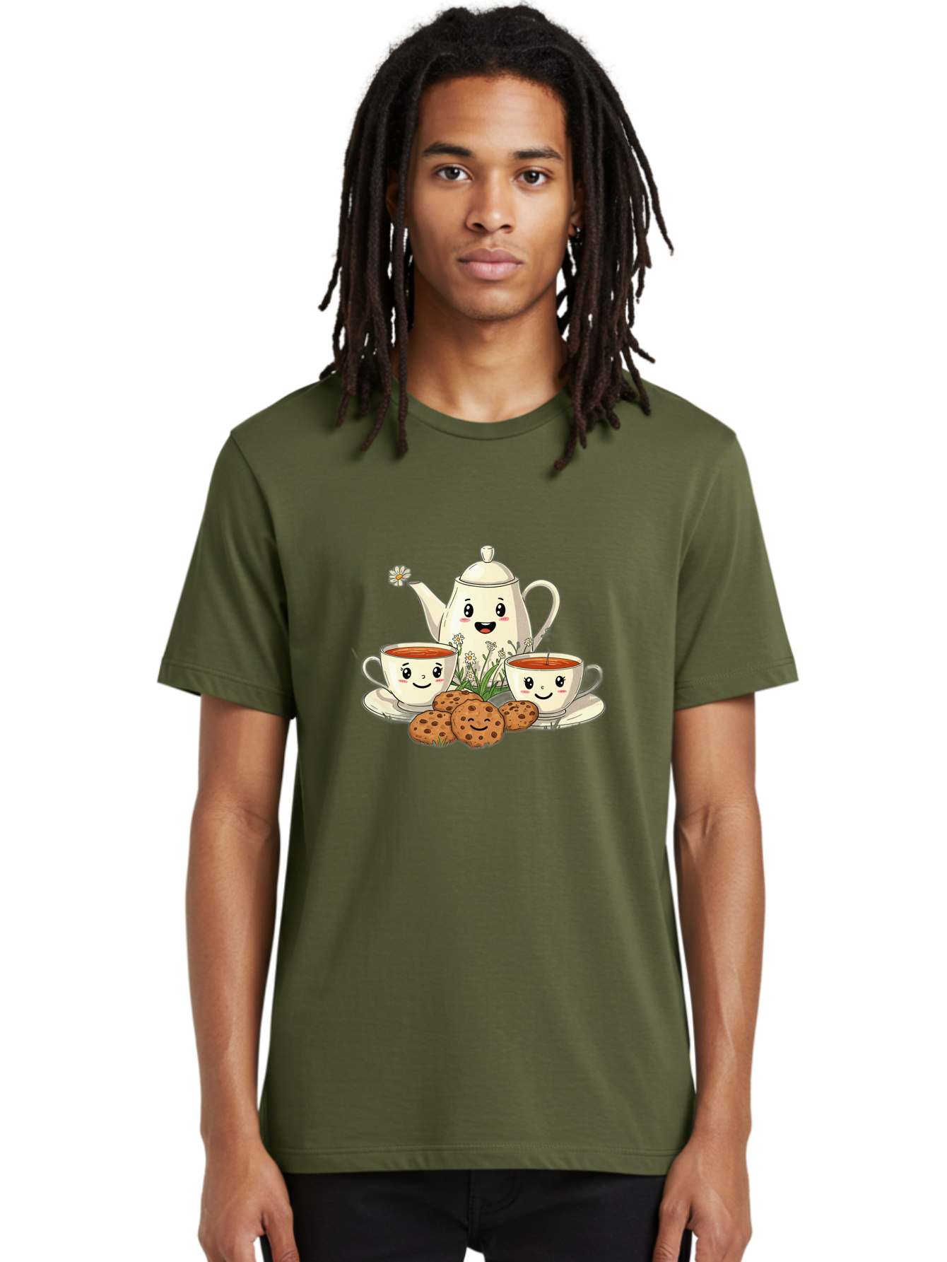Tea-For-Two Men'S Graphic Tee, 100% Cotton, Comfortable Casual Summer Wear, Machine Washable, Vintage Camera, Old Camera, Antique Camera, Black Camera, Classic Photography, Photography Equipment, Nostalgic Device, Film Camera, Camera Art Baj811