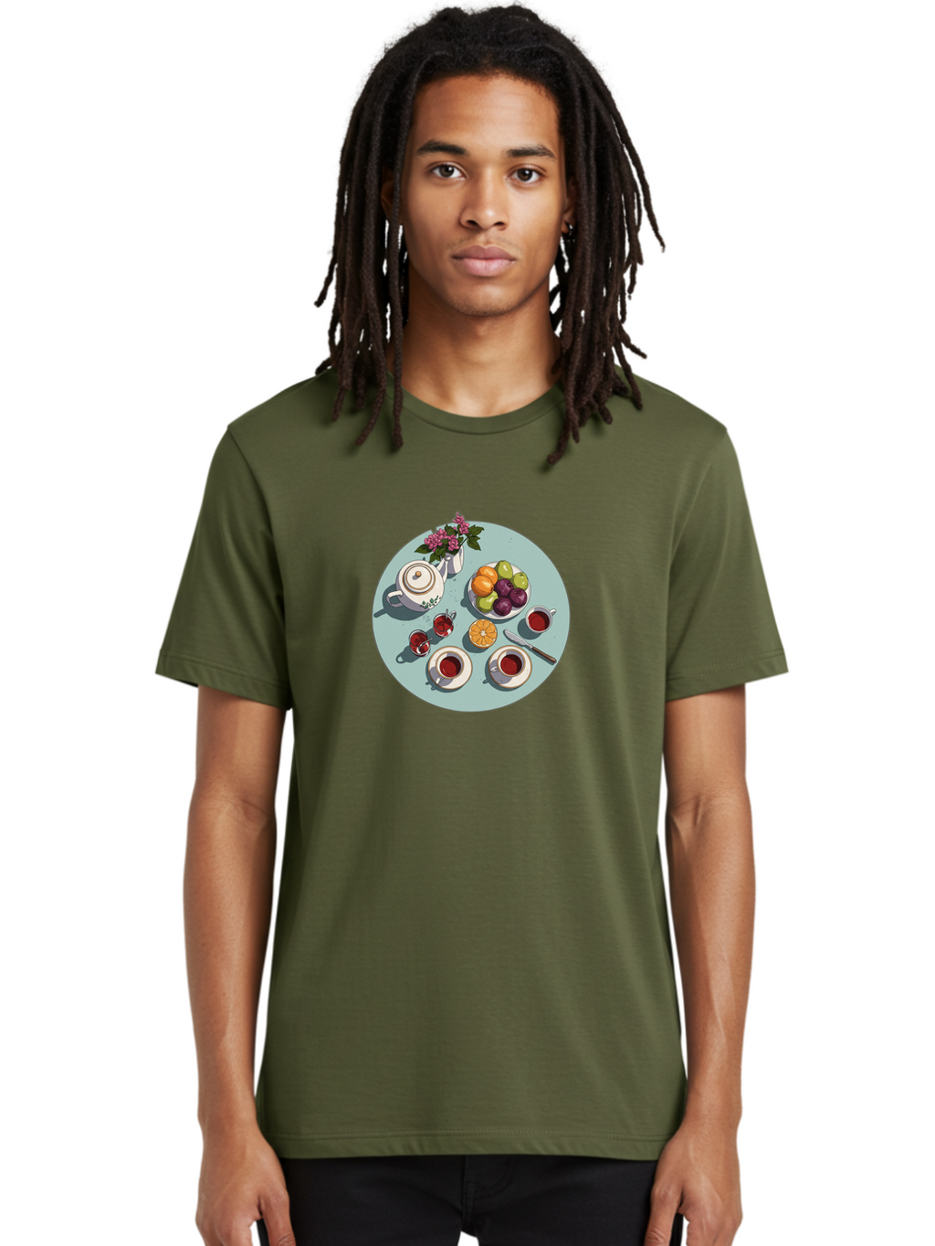 Tea-Time Men'S Graphic Tee, 100% Cotton, Comfortable Casual Summer Wear, Machine Washable, Vintage Camera, Old Camera, Antique Camera, Black Camera, Classic Photography, Photography Equipment, Nostalgic Device, Film Camera, Camera Art Baj817