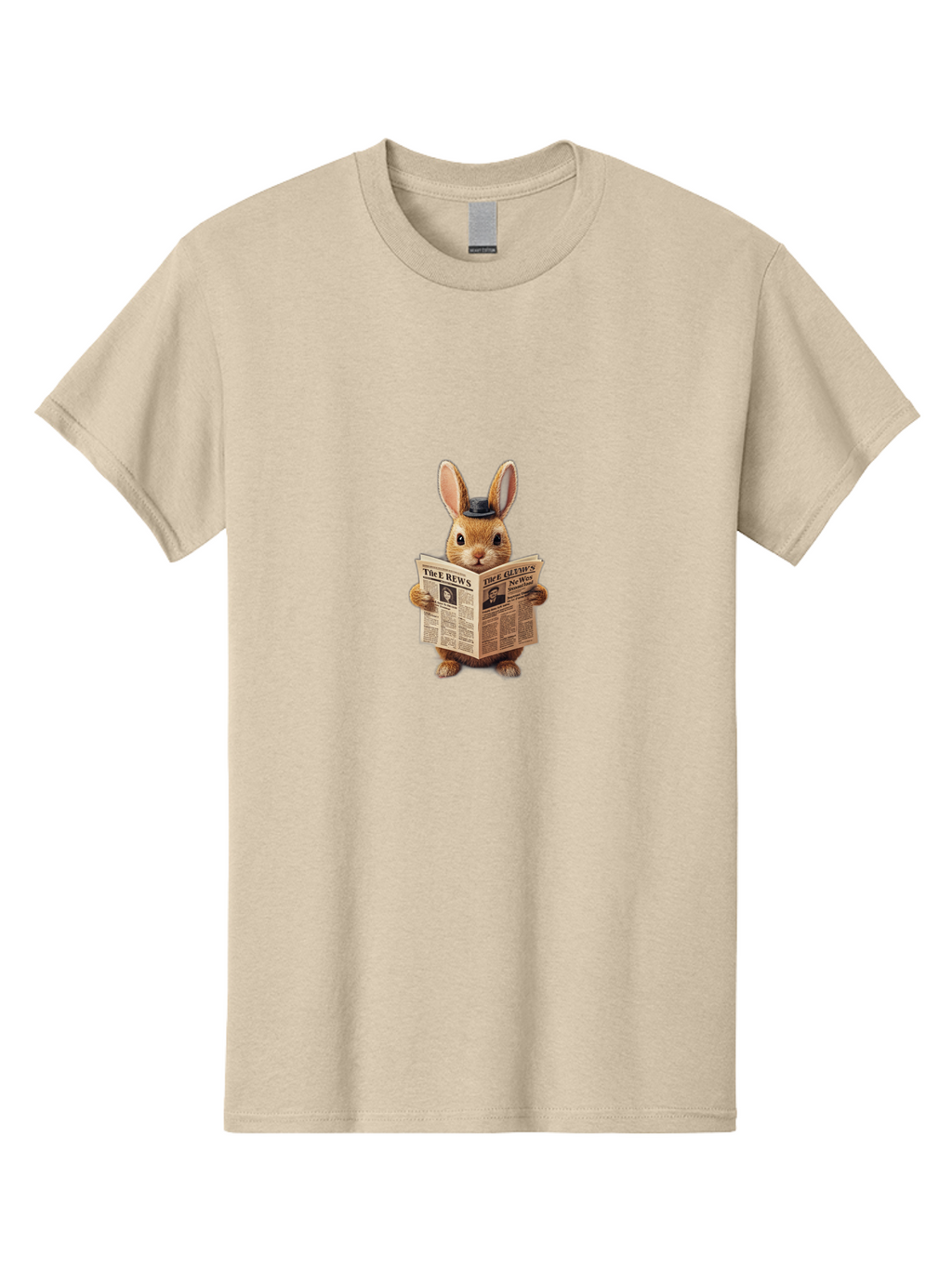 The-Rews-Newspaper-Rabbit Men'S Graphic Tee, 100% Cotton, Comfortable Casual Summer Wear, Machine Washable, Vintage Camera, Old Camera, Antique Camera, Black Camera, Classic Photography, Photography Equipment, Nostalgic Device, Film Camera, Baj819