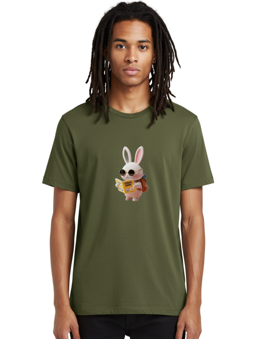 Travel-Guide-Rabbit Men'S Graphic Tee, 100% Cotton, Comfortable Casual Summer Wear, Machine Washable, Vintage Camera, Old Camera, Antique Camera, Black Camera, Classic Photography, Photography Equipment, Nostalgic Device, Film Camera, Baj825
