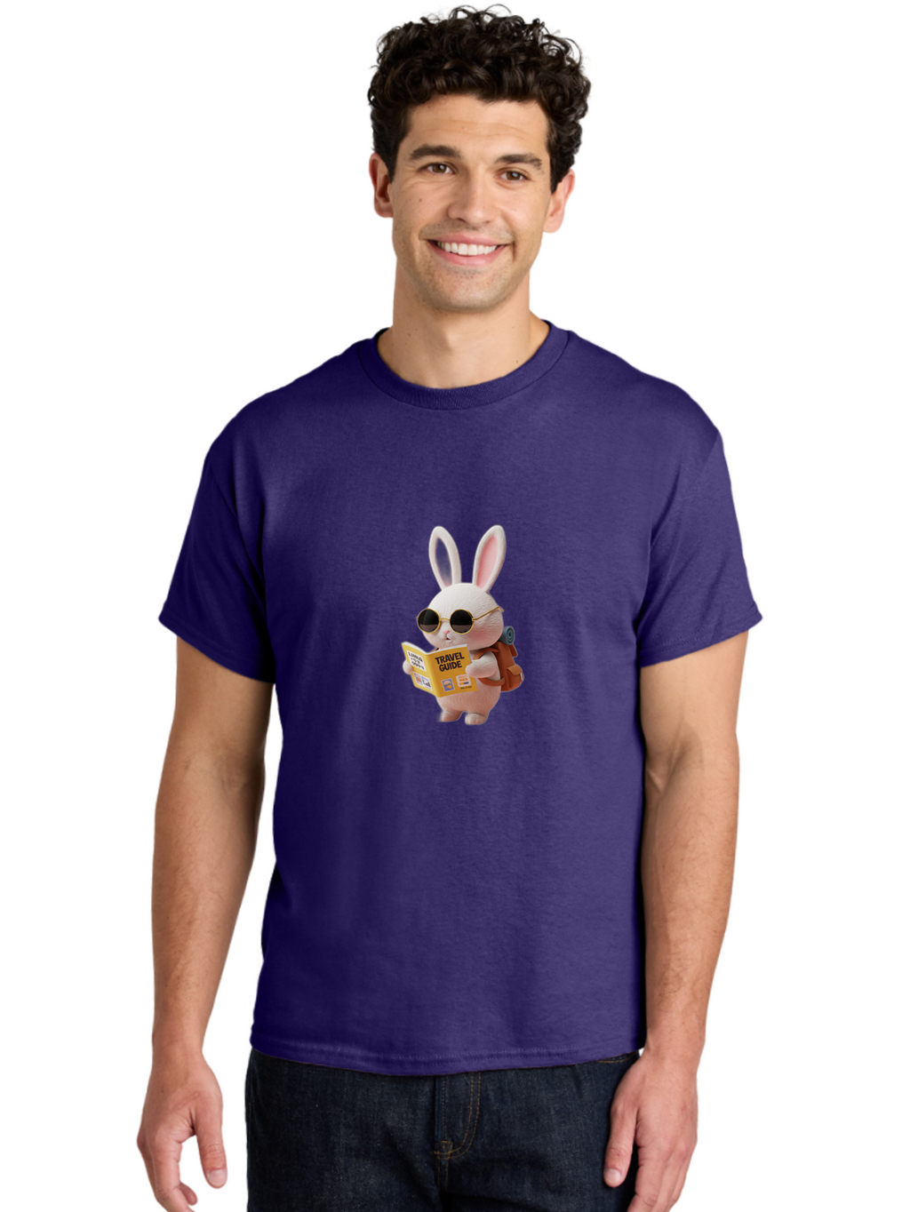 Travel-Guide-Rabbit Men'S Graphic Tee, 100% Cotton, Comfortable Casual Summer Wear, Machine Washable, Vintage Camera, Old Camera, Antique Camera, Black Camera, Classic Photography, Photography Equipment, Nostalgic Device, Film Camera, Baj825