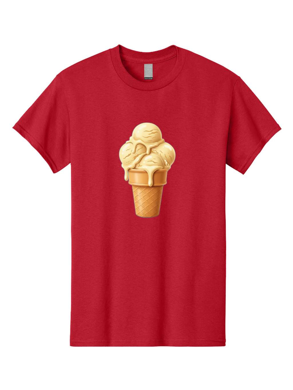 Vanilla-Ice-Cream Men'S Graphic Tee, 100% Cotton, Comfortable Casual Summer Wear, Machine Washable, Vintage Camera, Old Camera, Antique Camera, Black Camera, Classic Photography, Photography Equipment, Nostalgic Device, Film Camera, Camera Art Baj836