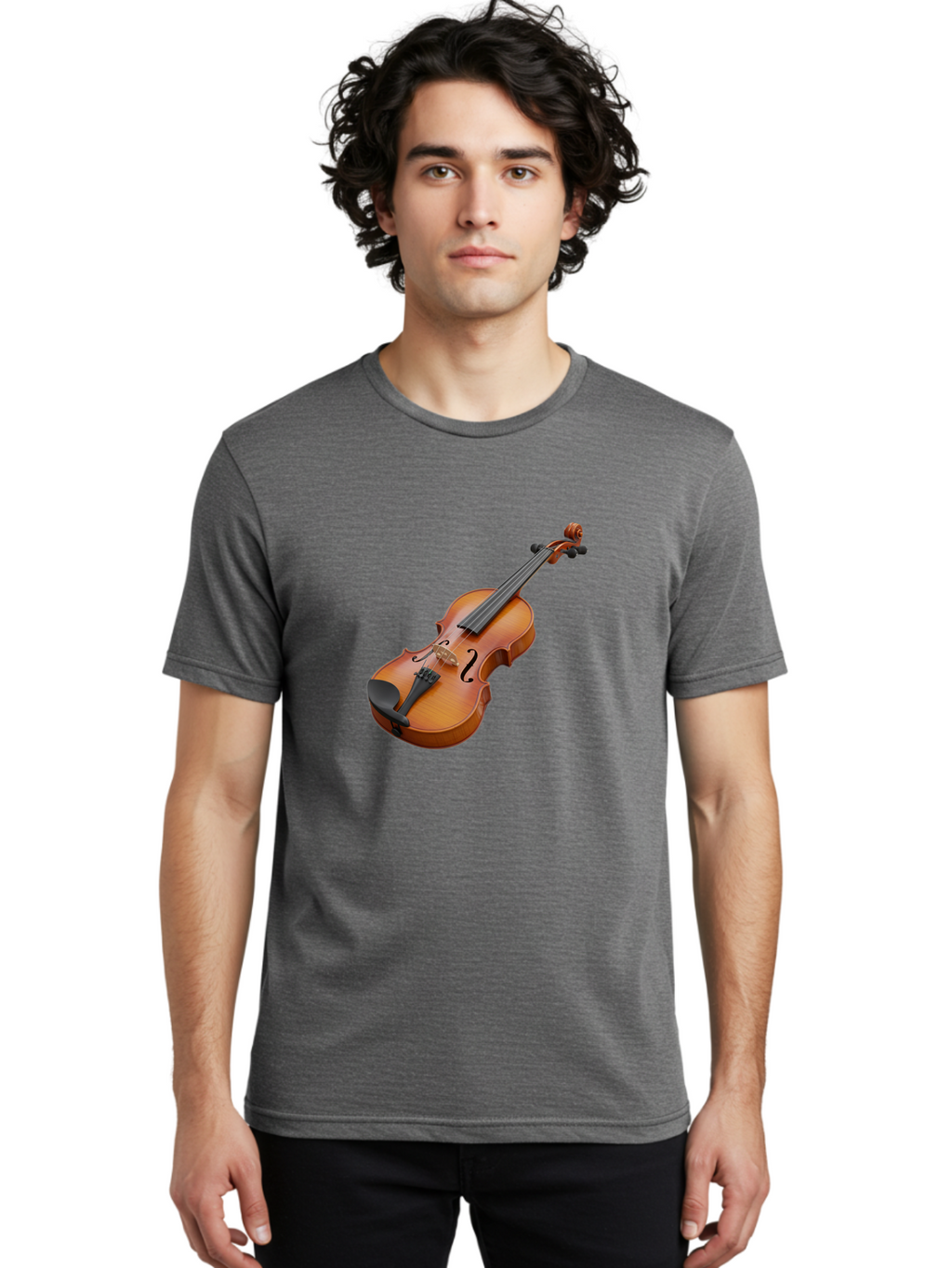 Violin-1 Men'S Graphic Tee, 100% Cotton, Comfortable Casual Summer Wear, Machine Washable, Vintage Camera, Old Camera, Antique Camera, Black Camera, Classic Photography, Photography Equipment, Nostalgic Device, Film Camera, Camera Art Baj839