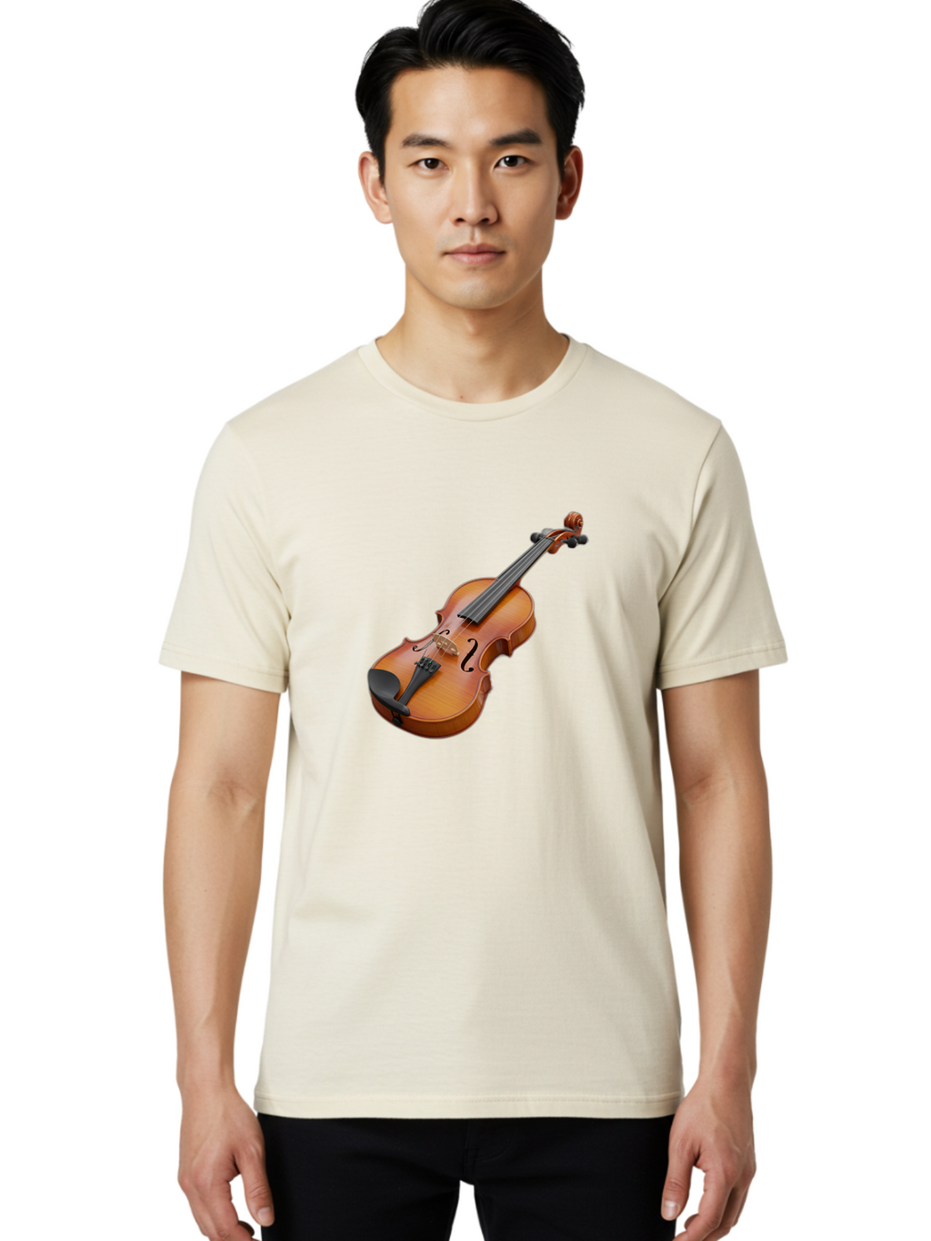 Violin-1 Men'S Graphic Tee, 100% Cotton, Comfortable Casual Summer Wear, Machine Washable, Vintage Camera, Old Camera, Antique Camera, Black Camera, Classic Photography, Photography Equipment, Nostalgic Device, Film Camera, Camera Art Baj839