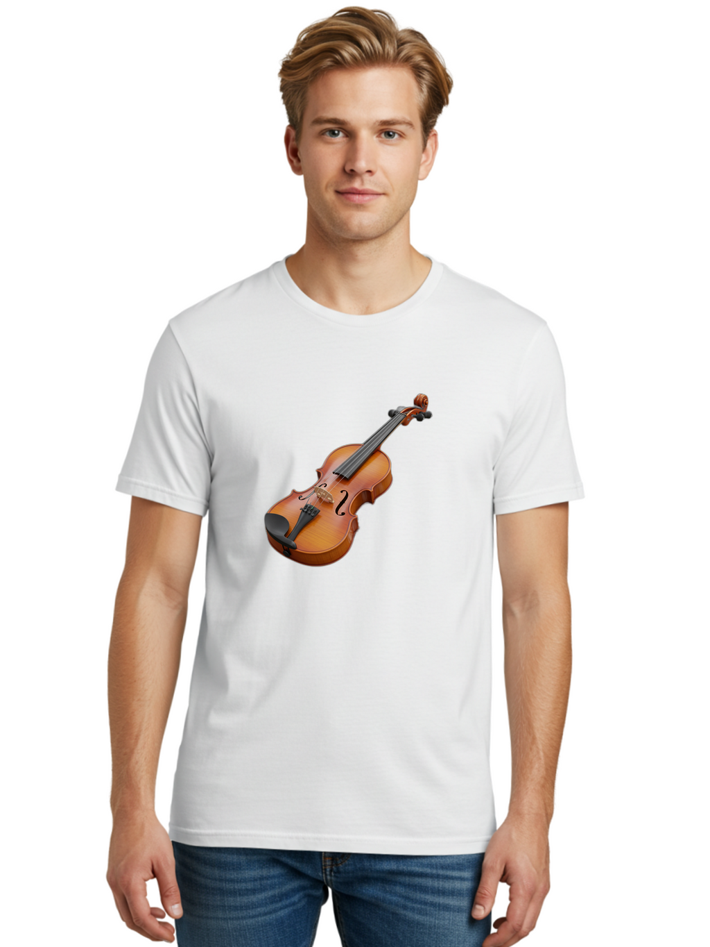 Violin-1 Men'S Graphic Tee, 100% Cotton, Comfortable Casual Summer Wear, Machine Washable, Vintage Camera, Old Camera, Antique Camera, Black Camera, Classic Photography, Photography Equipment, Nostalgic Device, Film Camera, Camera Art Baj839