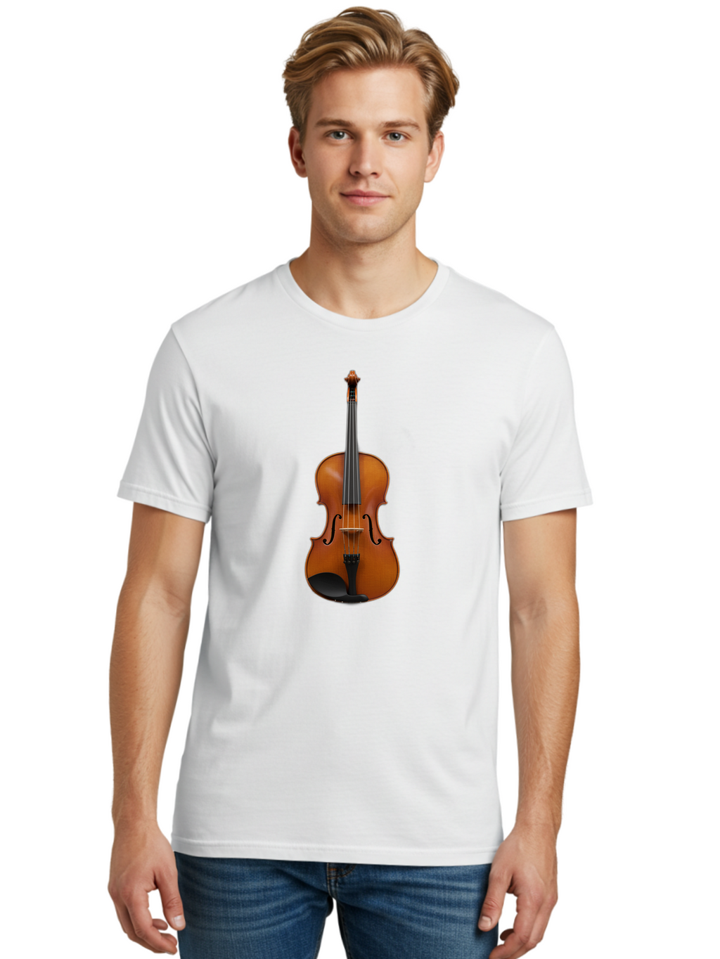 Violin-3 Men'S Graphic Tee, 100% Cotton, Comfortable Casual Summer Wear, Machine Washable, Vintage Camera, Old Camera, Antique Camera, Black Camera, Classic Photography, Photography Equipment, Nostalgic Device, Film Camera, Camera Art Baj841