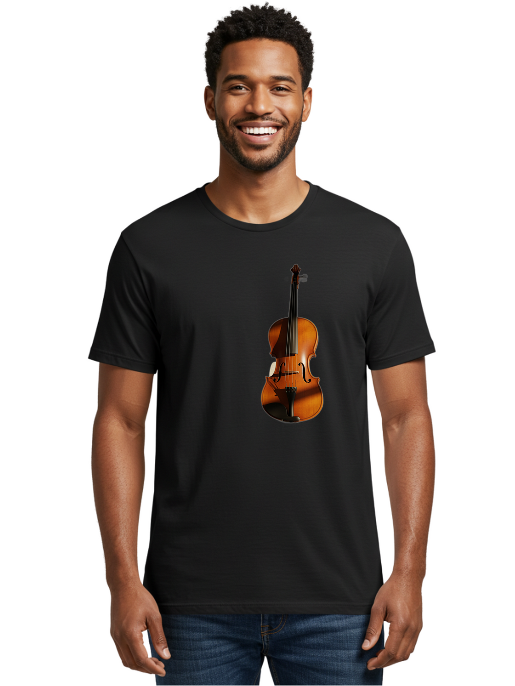 Violin-7 Men'S Graphic Tee, 100% Cotton, Comfortable Casual Summer Wear, Machine Washable, Vintage Camera, Old Camera, Antique Camera, Black Camera, Classic Photography, Photography Equipment, Nostalgic Device, Film Camera, Camera Art Baj845