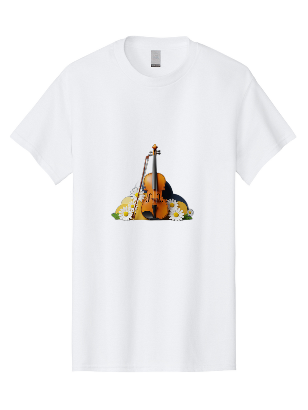 Violin-And-Flowers Men'S Graphic Tee, 100% Cotton, Comfortable Casual Summer Wear, Machine Washable, Vintage Camera, Old Camera, Antique Camera, Black Camera, Classic Photography, Photography Equipment, Nostalgic Device, Film Camera, Baj846