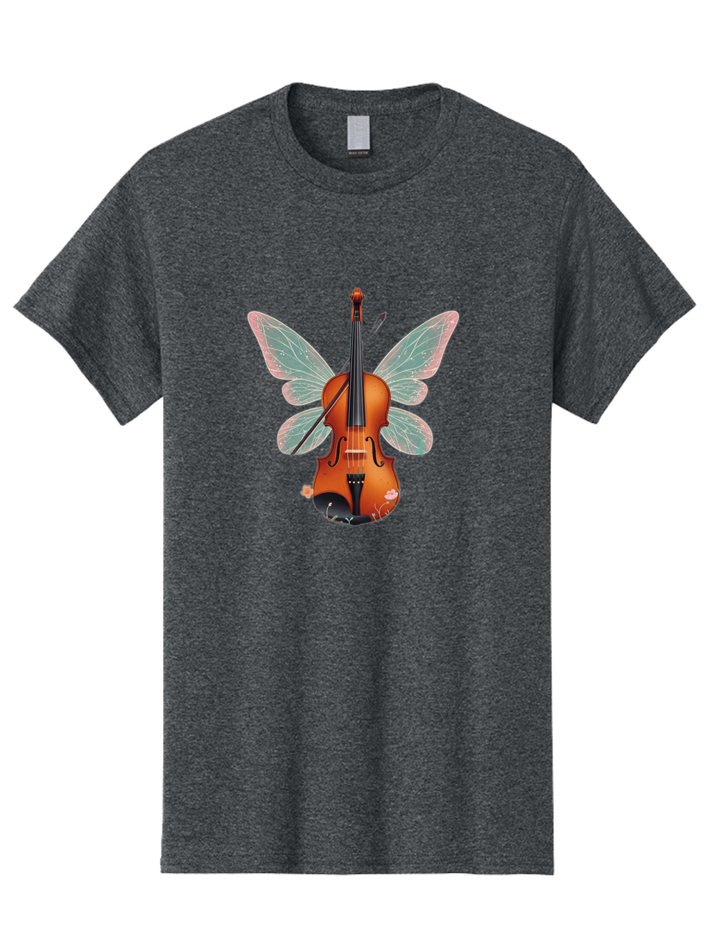 Violin-Butterfly Men'S Graphic Tee, 100% Cotton, Comfortable Casual Summer Wear, Machine Washable, Vintage Camera, Old Camera, Antique Camera, Black Camera, Classic Photography, Photography Equipment, Nostalgic Device, Film Camera, Camera Art Baj847