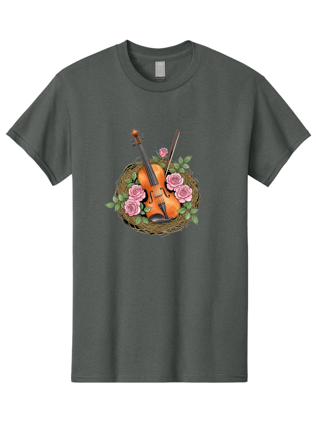 Violin-In-Nest Men'S Graphic Tee, 100% Cotton, Comfortable Casual Summer Wear, Machine Washable, Vintage Camera, Old Camera, Antique Camera, Black Camera, Classic Photography, Photography Equipment, Nostalgic Device, Film Camera, Camera Art Baj850
