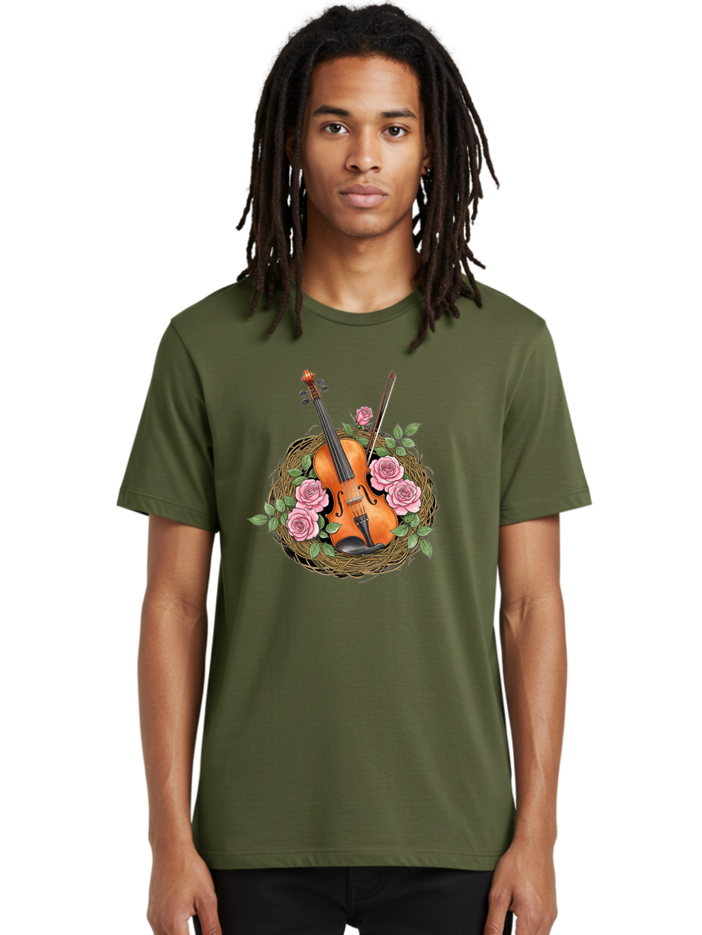 Violin-In-Nest Men'S Graphic Tee, 100% Cotton, Comfortable Casual Summer Wear, Machine Washable, Vintage Camera, Old Camera, Antique Camera, Black Camera, Classic Photography, Photography Equipment, Nostalgic Device, Film Camera, Camera Art Baj850