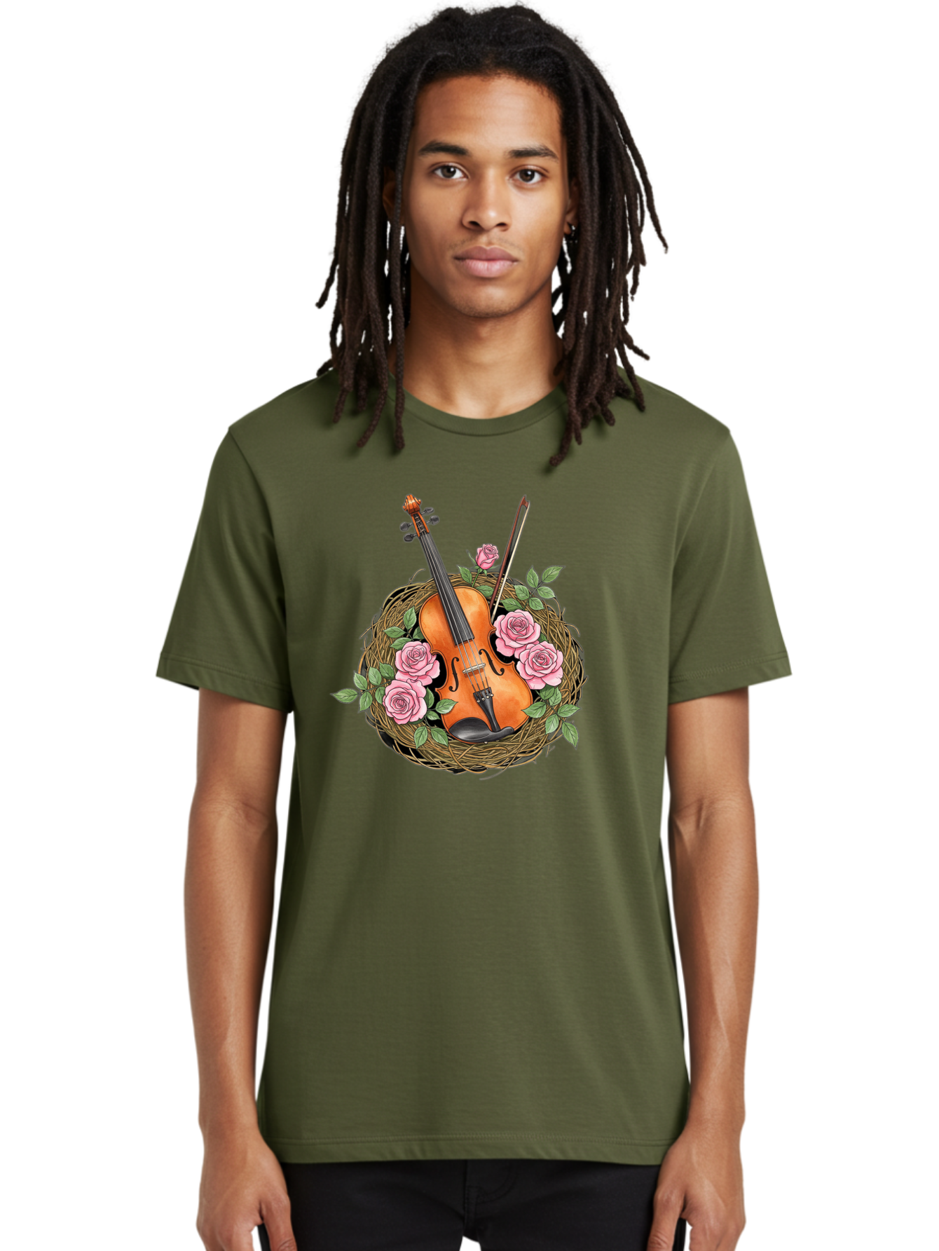 Violin-In-Nest Men'S Graphic Tee, 100% Cotton, Comfortable Casual Summer Wear, Machine Washable, Vintage Camera, Old Camera, Antique Camera, Black Camera, Classic Photography, Photography Equipment, Nostalgic Device, Film Camera, Camera Art Baj850