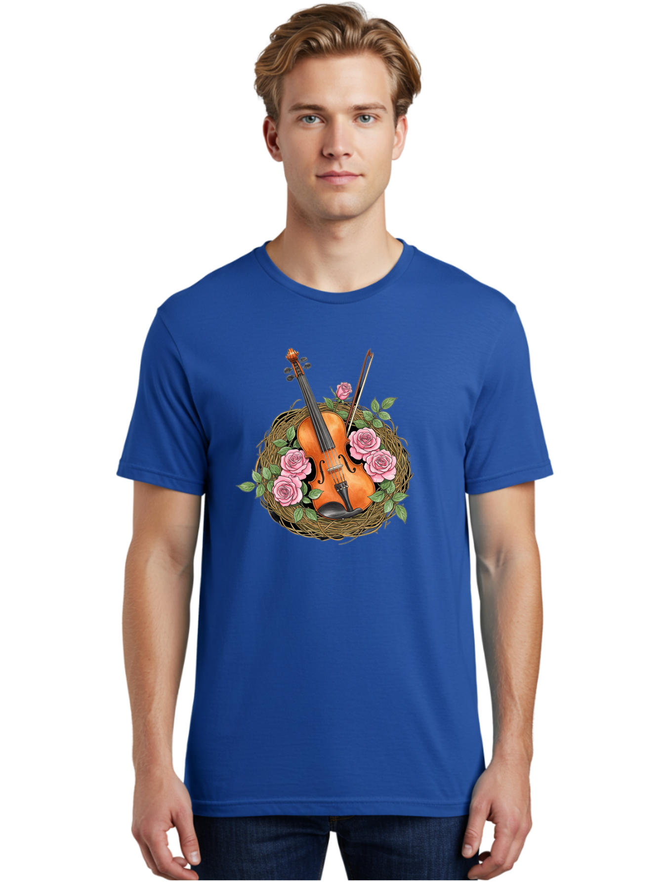Violin-In-Nest Men'S Graphic Tee, 100% Cotton, Comfortable Casual Summer Wear, Machine Washable, Vintage Camera, Old Camera, Antique Camera, Black Camera, Classic Photography, Photography Equipment, Nostalgic Device, Film Camera, Camera Art Baj850