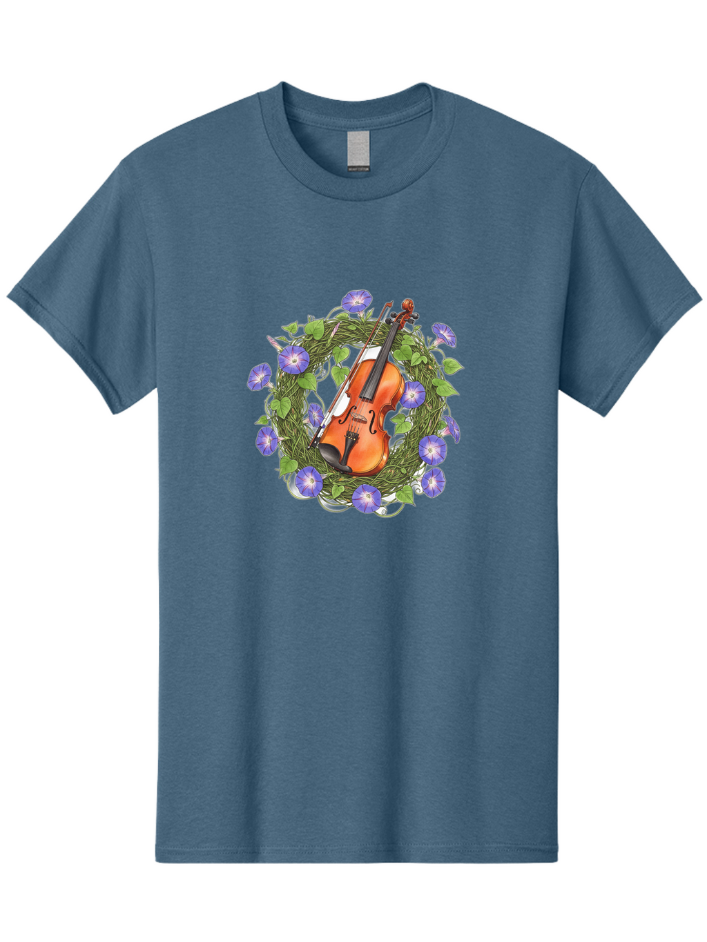 Violin-Wreath Men'S Graphic Tee, 100% Cotton, Comfortable Casual Summer Wear, Machine Washable, Vintage Camera, Old Camera, Antique Camera, Black Camera, Classic Photography, Photography Equipment, Nostalgic Device, Film Camera, Camera Art Baj864