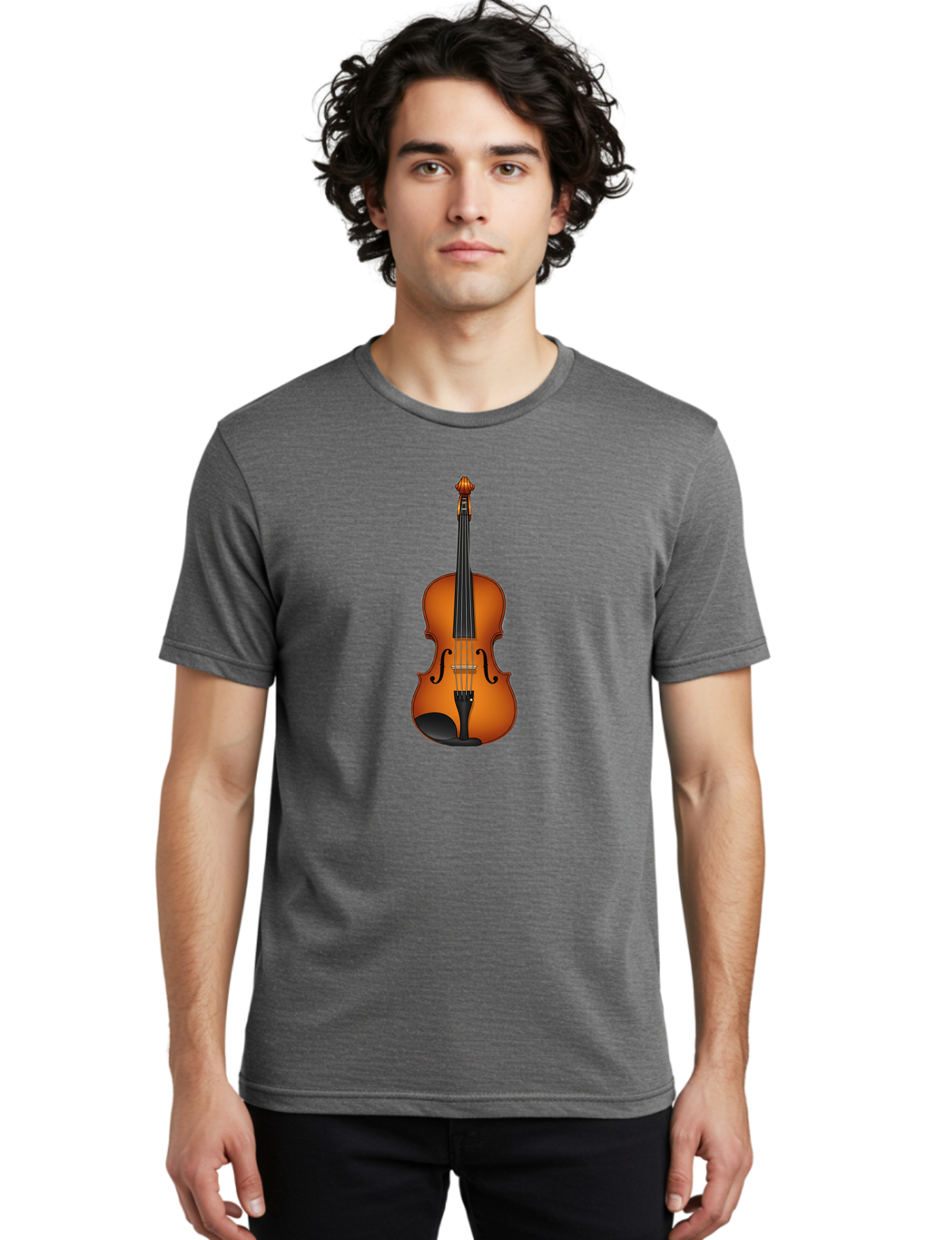 Violin Men'S Graphic Tee, 100% Cotton, Comfortable Casual Summer Wear, Machine Washable, Vintage Camera, Old Camera, Antique Camera, Black Camera, Classic Photography, Photography Equipment, Nostalgic Device, Film Camera, Camera Art Baj865