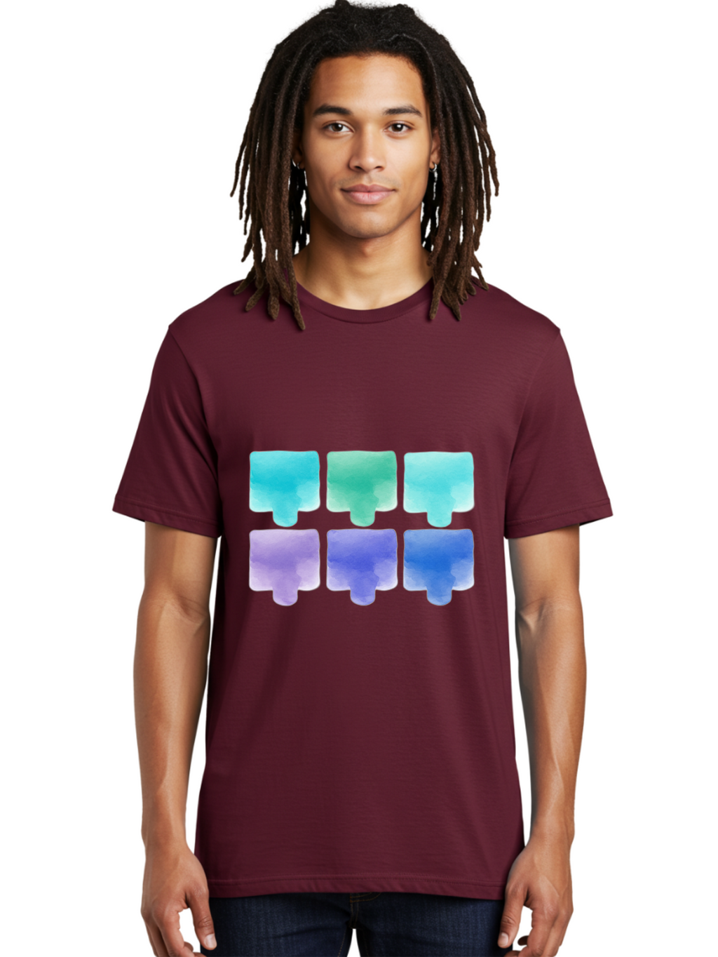 Watercolor-Popsicles Men'S Graphic Tee, 100% Cotton, Comfortable Casual Summer Wear, Machine Washable, Vintage Camera, Old Camera, Antique Camera, Black Camera, Classic Photography, Photography Equipment, Nostalgic Device, Film Camera, Baj868
