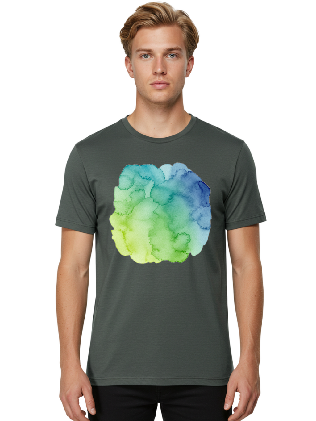 Watercolor-Splash Men'S Graphic Tee, 100% Cotton, Comfortable Casual Summer Wear, Machine Washable, Vintage Camera, Old Camera, Antique Camera, Black Camera, Classic Photography, Photography Equipment, Nostalgic Device, Film Camera, Camera Art Baj869