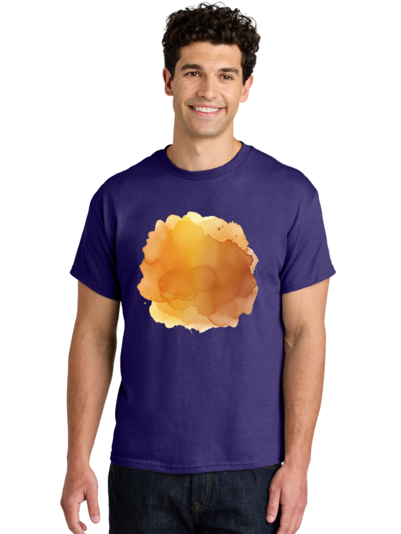 Watercolor-Stain Men'S Graphic Tee, 100% Cotton, Comfortable Casual Summer Wear, Machine Washable, Vintage Camera, Old Camera, Antique Camera, Black Camera, Classic Photography, Photography Equipment, Nostalgic Device, Film Camera, Camera Art Baj870
