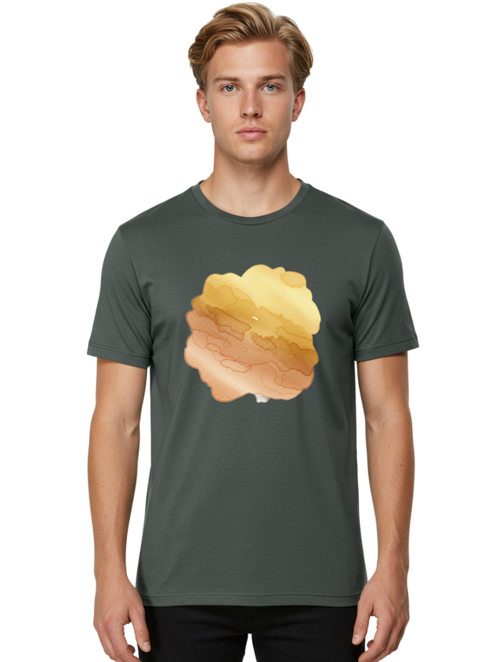 Watercolor-Tree Men'S Graphic Tee, 100% Cotton, Comfortable Casual Summer Wear, Machine Washable, Vintage Camera, Old Camera, Antique Camera, Black Camera, Classic Photography, Photography Equipment, Nostalgic Device, Film Camera, Camera Art Baj871
