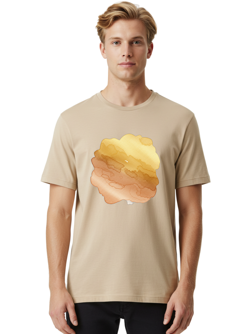 Watercolor-Tree Men'S Graphic Tee, 100% Cotton, Comfortable Casual Summer Wear, Machine Washable, Vintage Camera, Old Camera, Antique Camera, Black Camera, Classic Photography, Photography Equipment, Nostalgic Device, Film Camera, Camera Art Baj871