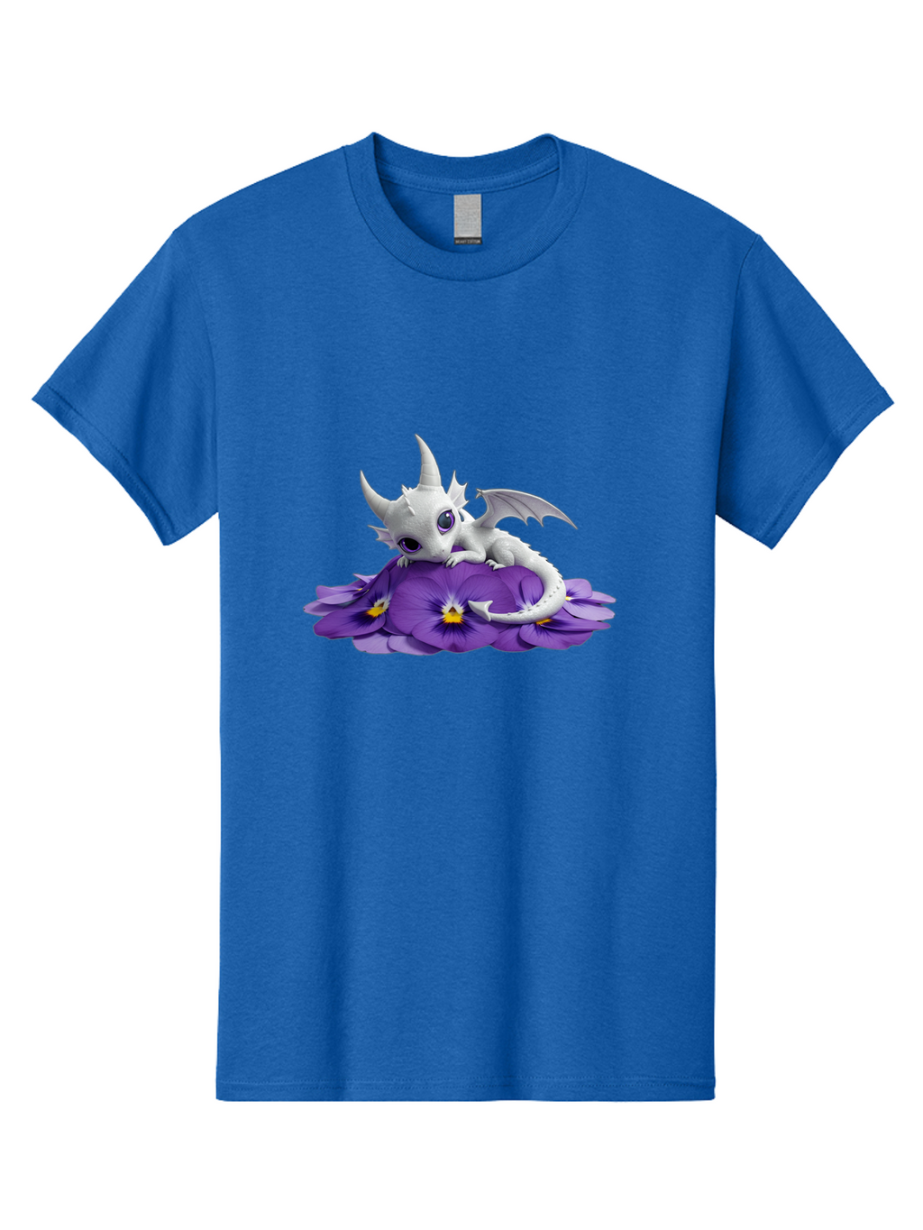 White-Dragon-On-Purple-Flowers Men'S Graphic Tee, 100% Cotton, Comfortable Casual Summer Wear, Machine Washable, Vintage Camera, Old Camera, Antique Camera, Black Camera, Classic Photography, Photography Equipment, Nostalgic Device, Baj872