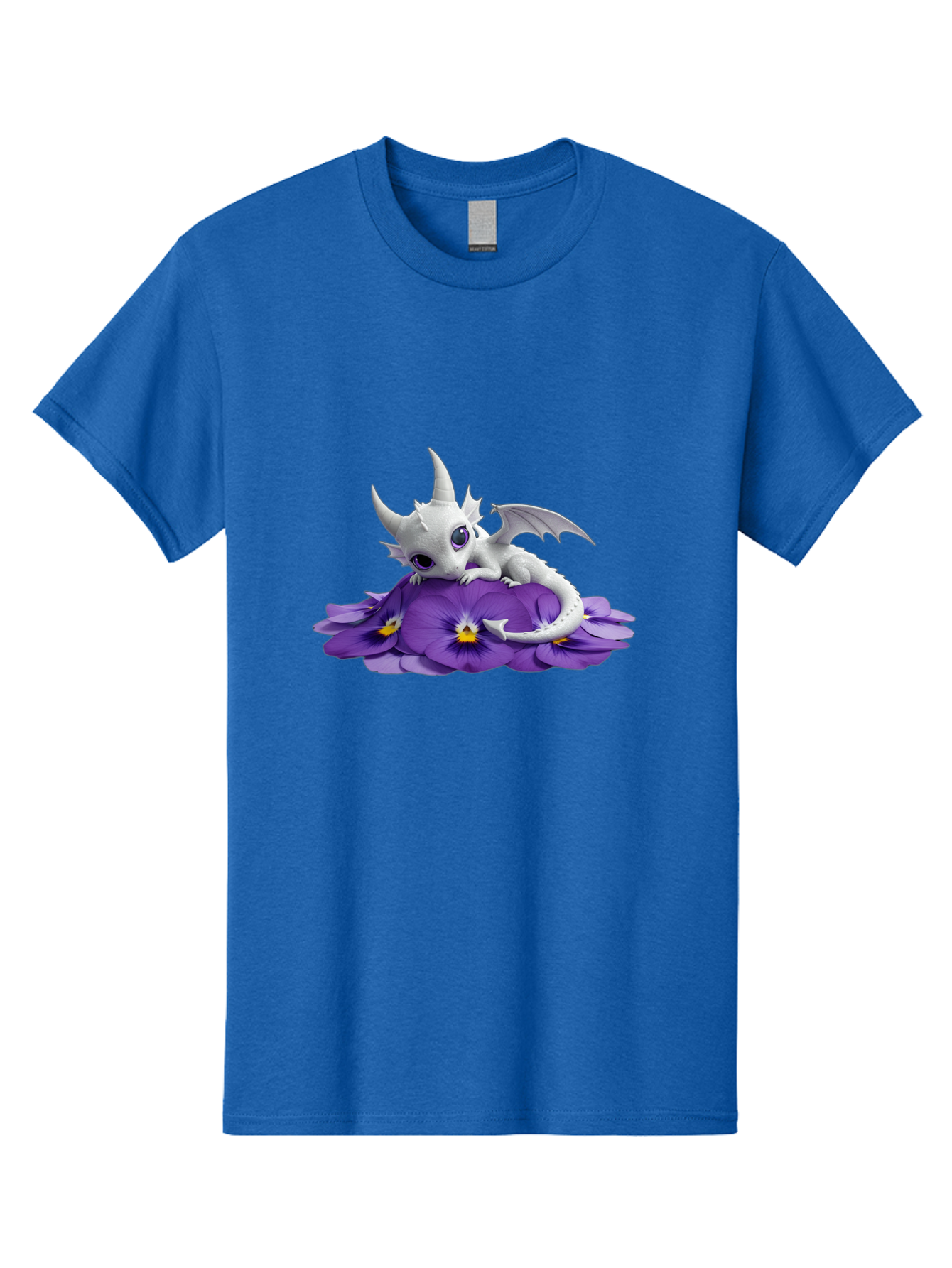 White-Dragon-On-Purple-Flowers Men'S Graphic Tee, 100% Cotton, Comfortable Casual Summer Wear, Machine Washable, Vintage Camera, Old Camera, Antique Camera, Black Camera, Classic Photography, Photography Equipment, Nostalgic Device, Baj872