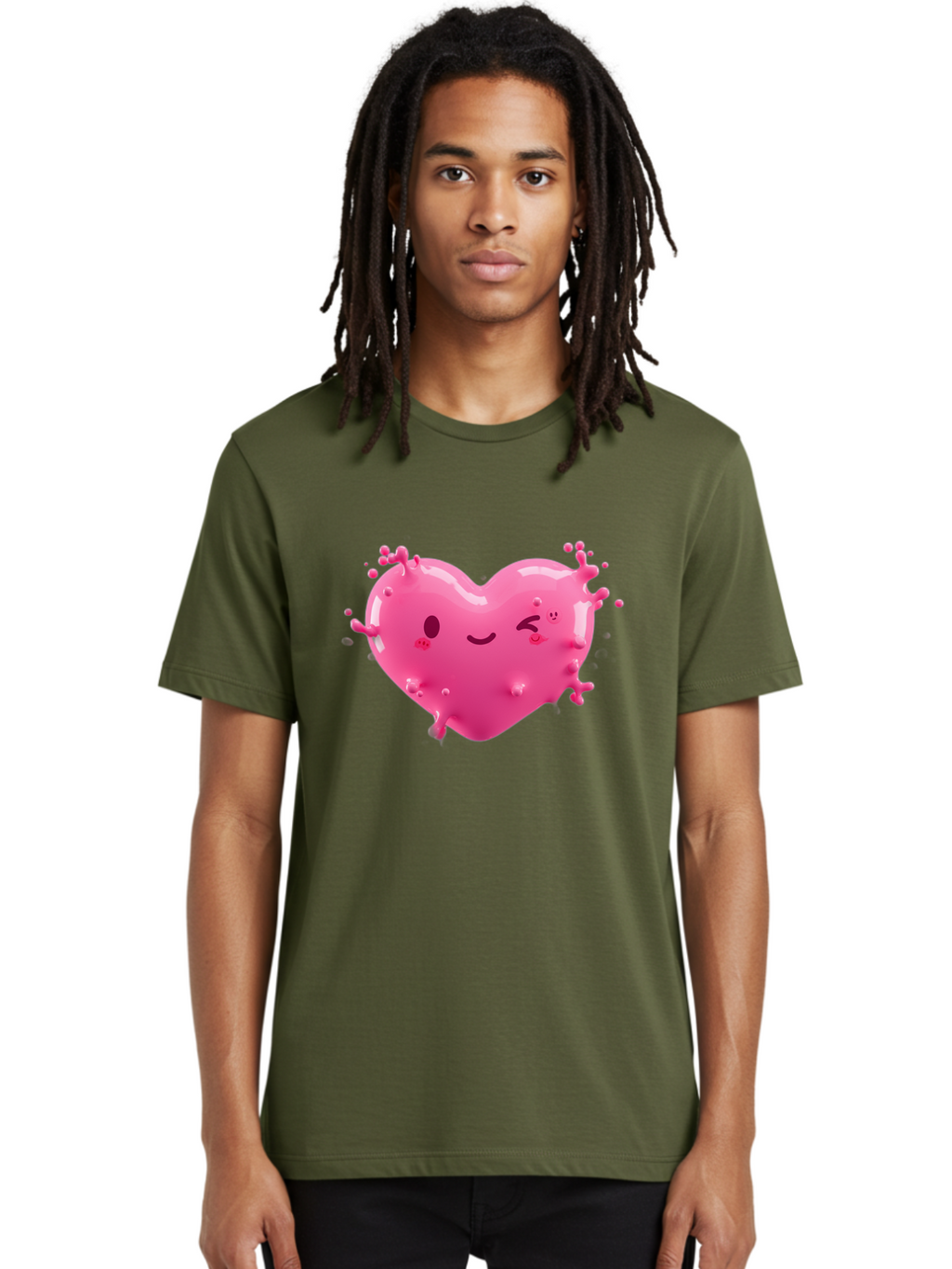 Winking-Heart Men'S Graphic Tee, 100% Cotton, Comfortable Casual Summer Wear, Machine Washable, Vintage Camera, Old Camera, Antique Camera, Black Camera, Classic Photography, Photography Equipment, Nostalgic Device, Film Camera, Camera Art Baj873