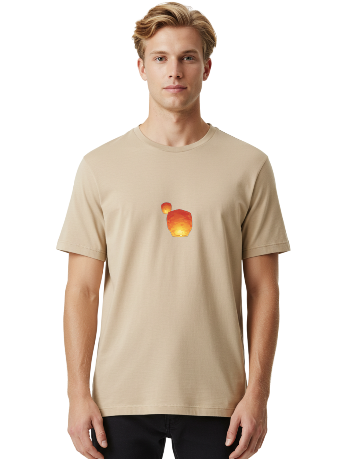 Chinese-Lanterns Men'S Graphic Tee, 100% Cotton, Comfortable Casual Summer Wear, Machine Washable, Vintage Camera, Old Camera, Antique Camera, Black Camera, Classic Photography, Photography Equipment, Nostalgic Device, Film Camera, Camera Art Baj877