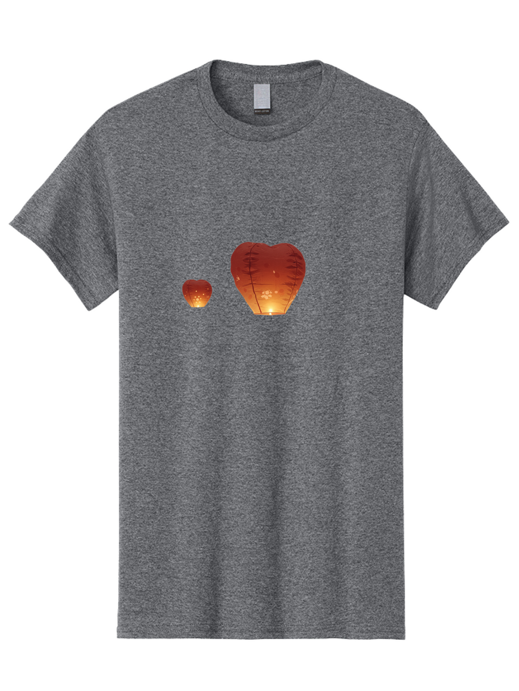 Heart-Shaped-Lanterns Men'S Graphic Tee, 100% Cotton, Comfortable Casual Summer Wear, Machine Washable, Vintage Camera, Old Camera, Antique Camera, Black Camera, Classic Photography, Photography Equipment, Nostalgic Device, Film Camera, Baj880