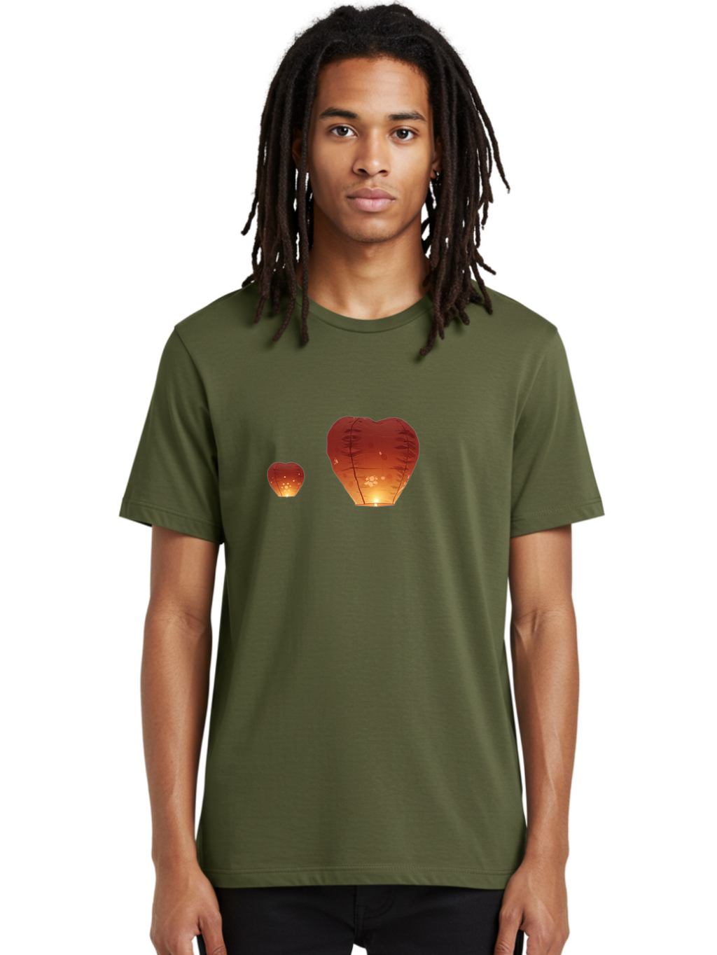 Heart-Shaped-Lanterns Men'S Graphic Tee, 100% Cotton, Comfortable Casual Summer Wear, Machine Washable, Vintage Camera, Old Camera, Antique Camera, Black Camera, Classic Photography, Photography Equipment, Nostalgic Device, Film Camera, Baj880