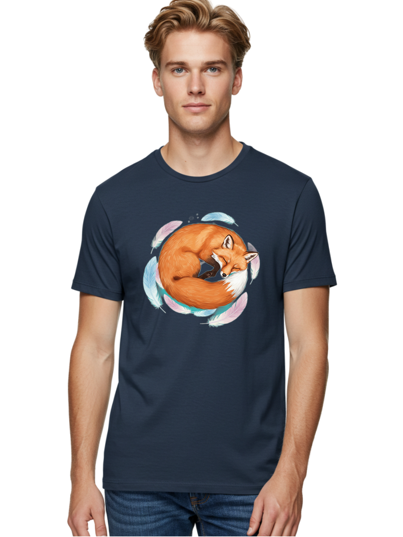 Sleeping-Fox-2 Men'S Graphic Tee, 100% Cotton, Comfortable Casual Summer Wear, Machine Washable, Vintage Camera, Old Camera, Antique Camera, Black Camera, Classic Photography, Photography Equipment, Nostalgic Device, Film Camera, Camera Art Baj883