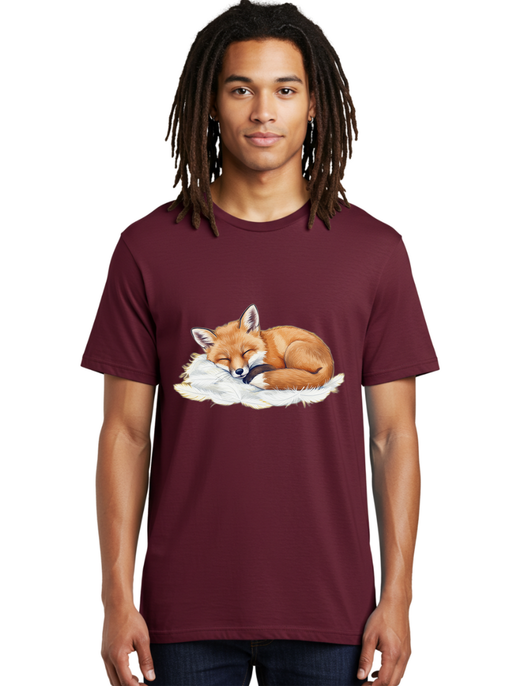 Sleeping-Fox-3 Men'S Graphic Tee, 100% Cotton, Comfortable Casual Summer Wear, Machine Washable, Vintage Camera, Old Camera, Antique Camera, Black Camera, Classic Photography, Photography Equipment, Nostalgic Device, Film Camera, Camera Art Baj884