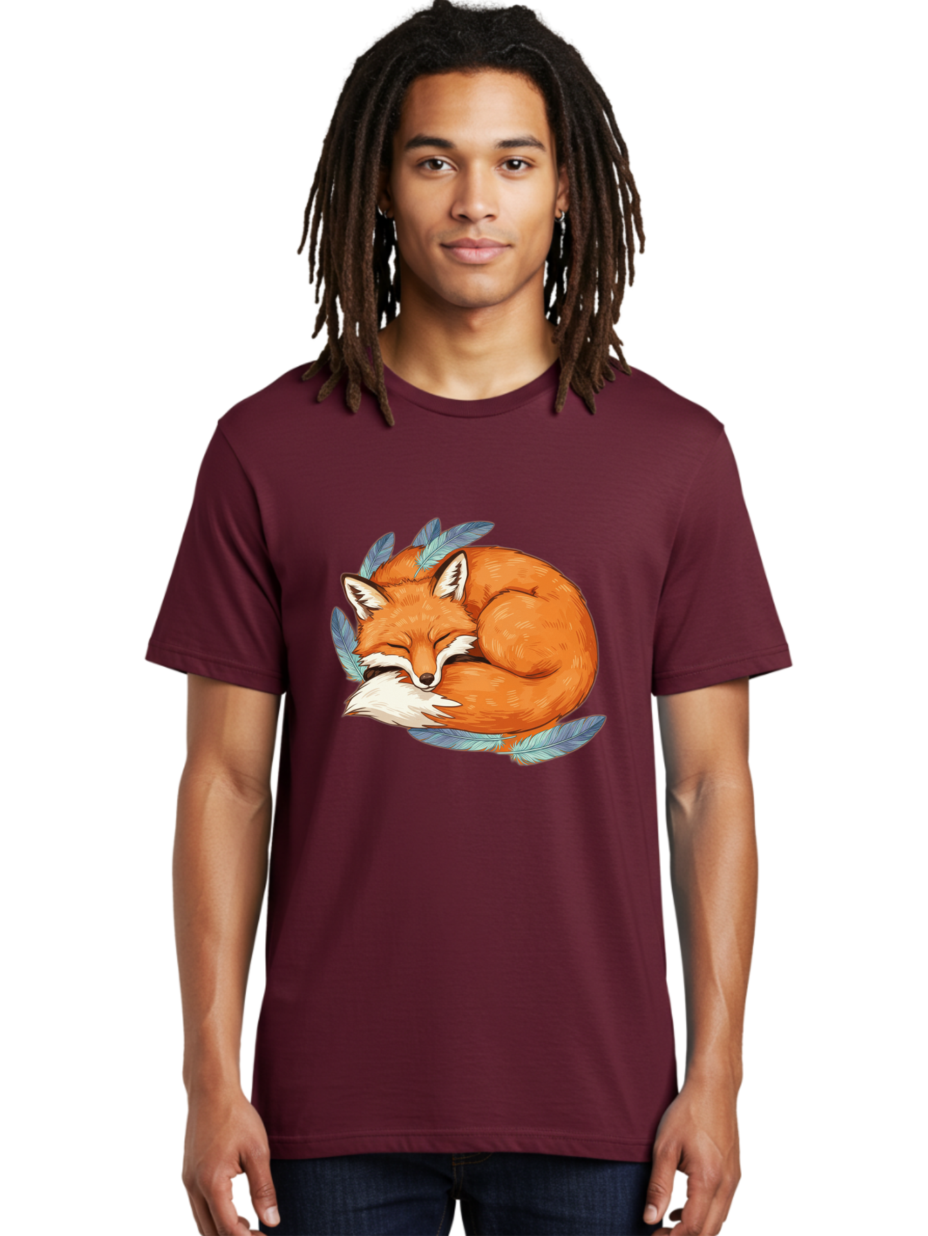 Sleeping-Fox-4 Men'S Graphic Tee, 100% Cotton, Comfortable Casual Summer Wear, Machine Washable, Vintage Camera, Old Camera, Antique Camera, Black Camera, Classic Photography, Photography Equipment, Nostalgic Device, Film Camera, Camera Art Baj885