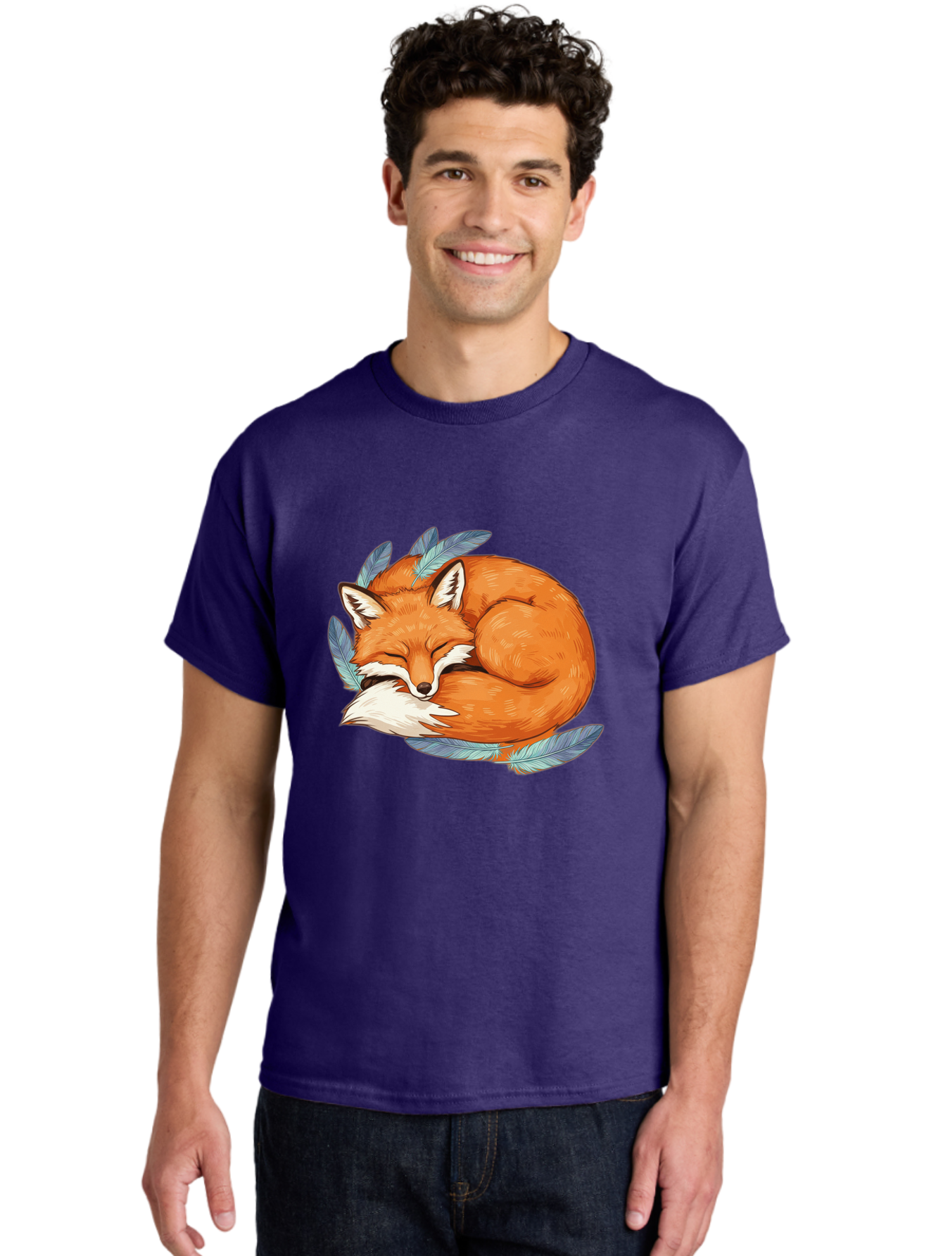 Sleeping-Fox-4 Men'S Graphic Tee, 100% Cotton, Comfortable Casual Summer Wear, Machine Washable, Vintage Camera, Old Camera, Antique Camera, Black Camera, Classic Photography, Photography Equipment, Nostalgic Device, Film Camera, Camera Art Baj885