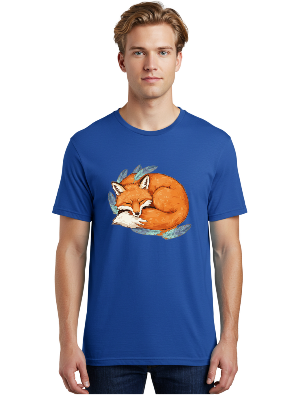 Sleeping-Fox-4 Men'S Graphic Tee, 100% Cotton, Comfortable Casual Summer Wear, Machine Washable, Vintage Camera, Old Camera, Antique Camera, Black Camera, Classic Photography, Photography Equipment, Nostalgic Device, Film Camera, Camera Art Baj885