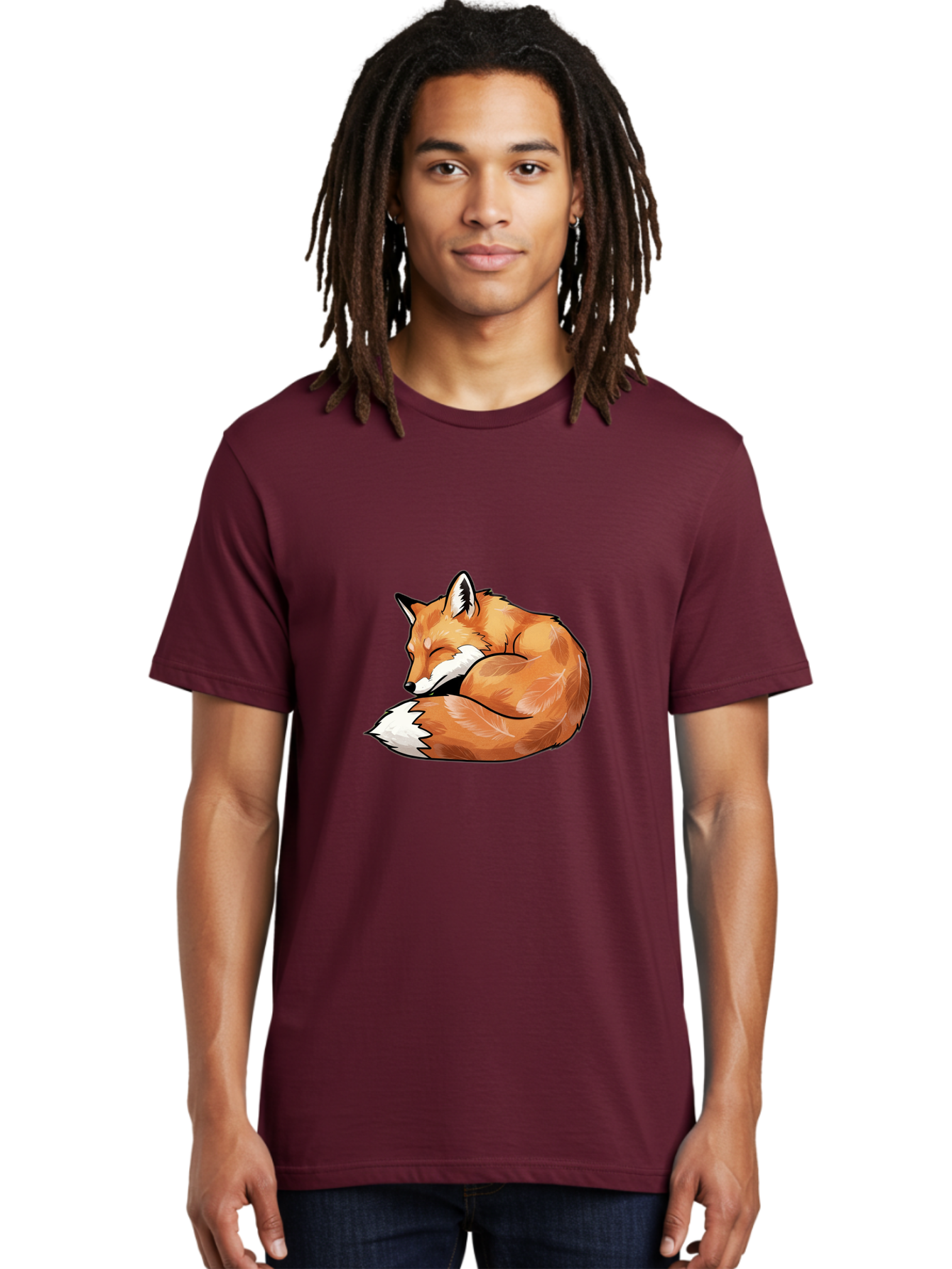 Sleeping-Fox-5 Men'S Graphic Tee, 100% Cotton, Comfortable Casual Summer Wear, Machine Washable, Vintage Camera, Old Camera, Antique Camera, Black Camera, Classic Photography, Photography Equipment, Nostalgic Device, Film Camera, Camera Art Baj886