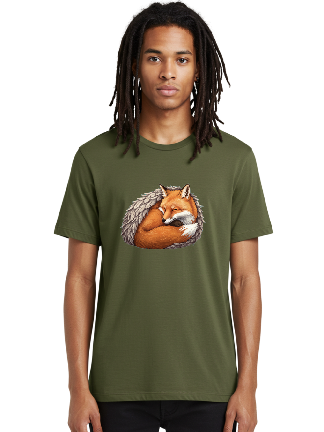 Sleeping-Fox-6 Men'S Graphic Tee, 100% Cotton, Comfortable Casual Summer Wear, Machine Washable, Vintage Camera, Old Camera, Antique Camera, Black Camera, Classic Photography, Photography Equipment, Nostalgic Device, Film Camera, Camera Art Baj887