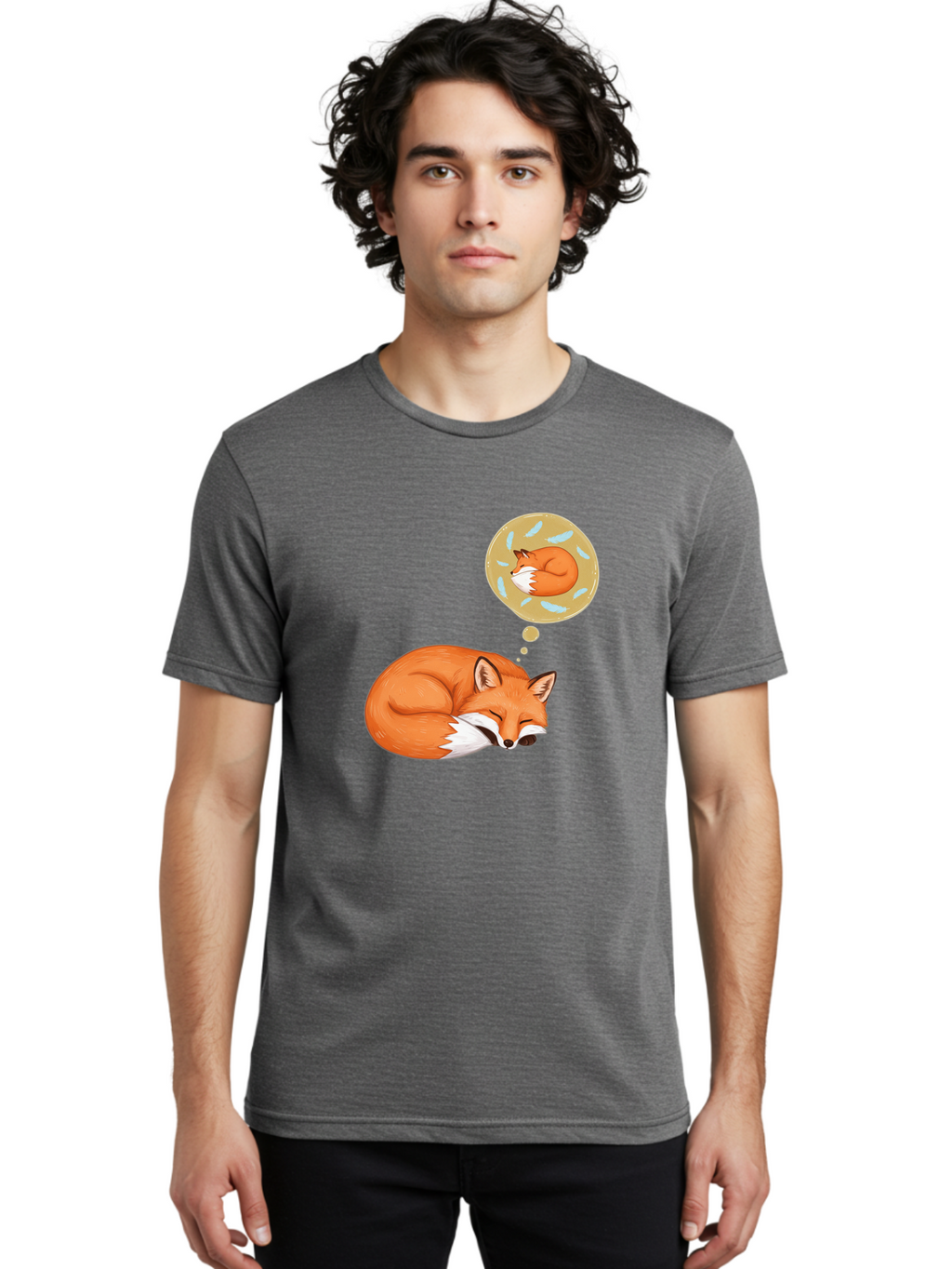 Sleeping-Fox-8 Men'S Graphic Tee, 100% Cotton, Comfortable Casual Summer Wear, Machine Washable, Vintage Camera, Old Camera, Antique Camera, Black Camera, Classic Photography, Photography Equipment, Nostalgic Device, Film Camera, Camera Art Baj889