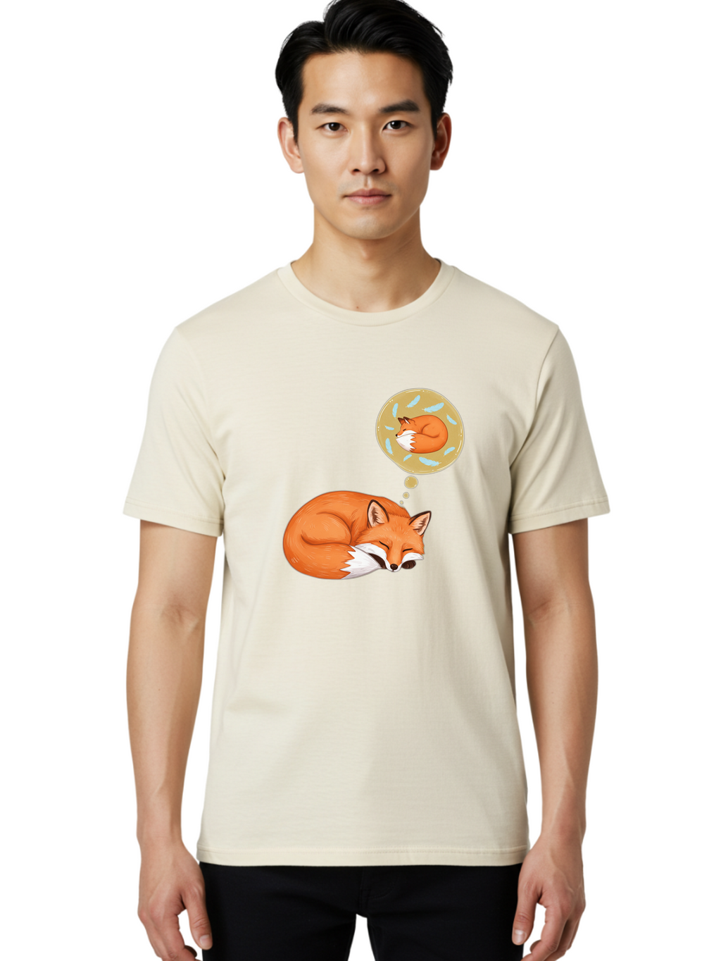 Sleeping-Fox-8 Men'S Graphic Tee, 100% Cotton, Comfortable Casual Summer Wear, Machine Washable, Vintage Camera, Old Camera, Antique Camera, Black Camera, Classic Photography, Photography Equipment, Nostalgic Device, Film Camera, Camera Art Baj889