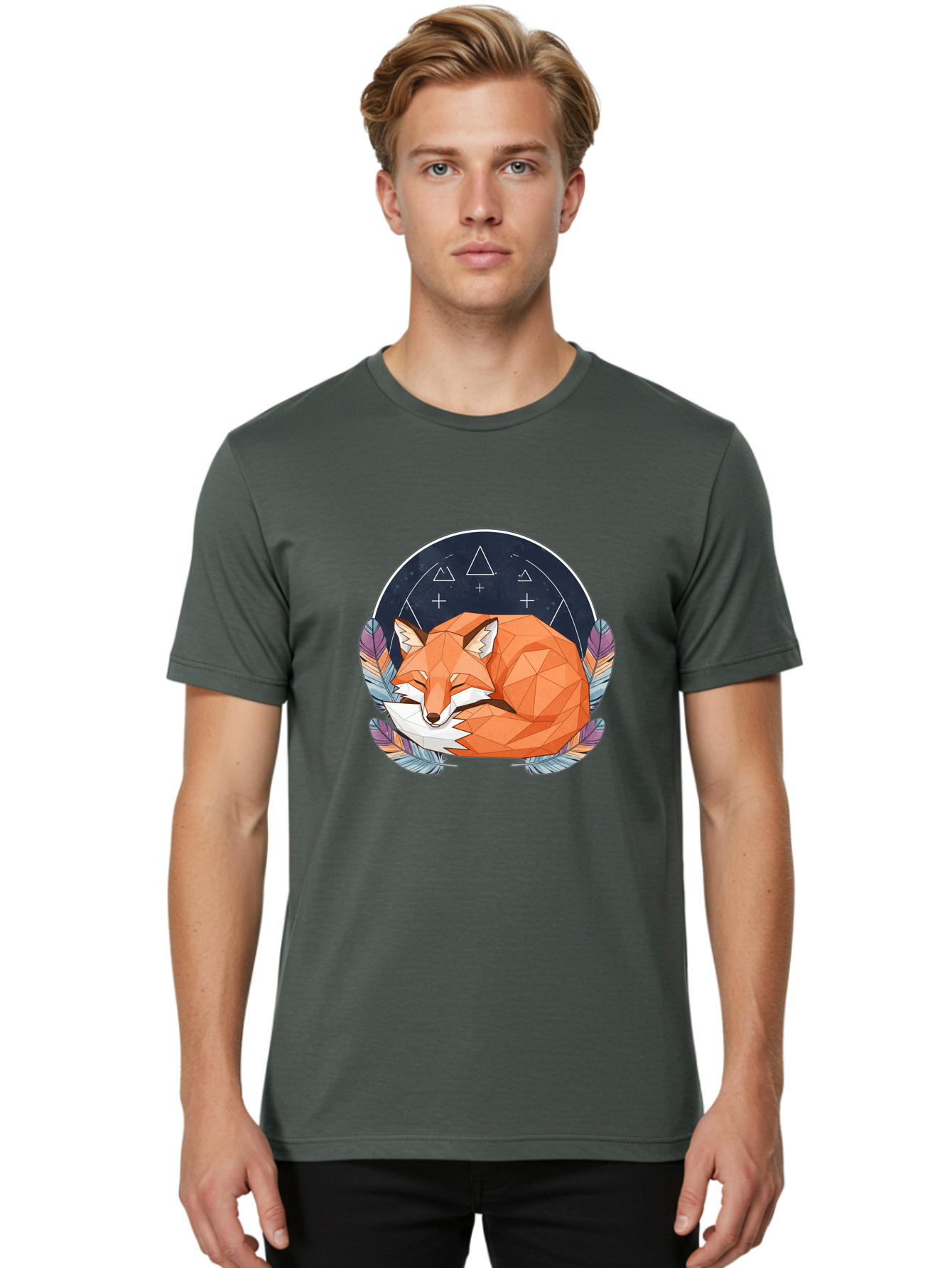 Sleeping-Fox-Design Men'S Graphic Tee, 100% Cotton, Comfortable Casual Summer Wear, Machine Washable, Vintage Camera, Old Camera, Antique Camera, Black Camera, Classic Photography, Photography Equipment, Nostalgic Device, Film Camera, Baj891