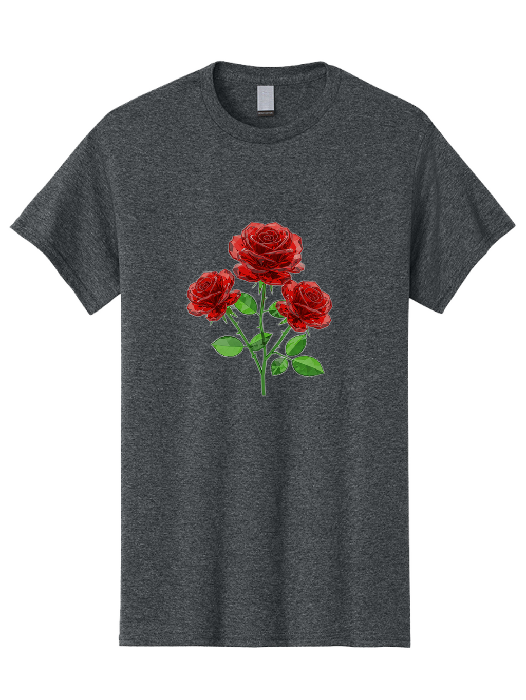 3-Red-Roses Men'S Graphic Tee, 100% Cotton, Comfortable Casual Summer Wear, Machine Washable, Vintage Camera, Old Camera, Antique Camera, Black Camera, Classic Photography, Photography Equipment, Nostalgic Device, Film Camera, Camera Art Baj898