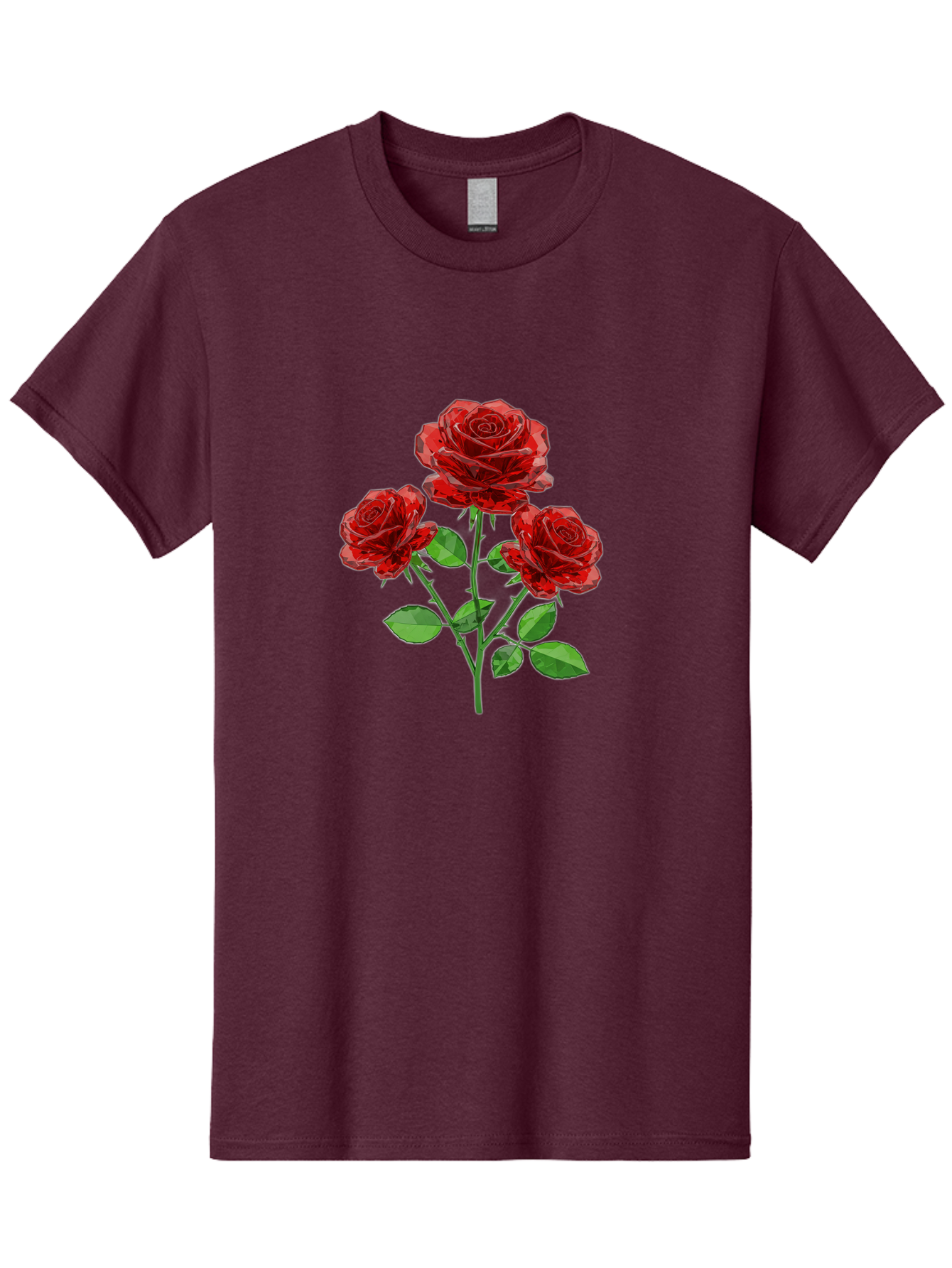 3-Red-Roses Men'S Graphic Tee, 100% Cotton, Comfortable Casual Summer Wear, Machine Washable, Vintage Camera, Old Camera, Antique Camera, Black Camera, Classic Photography, Photography Equipment, Nostalgic Device, Film Camera, Camera Art Baj898