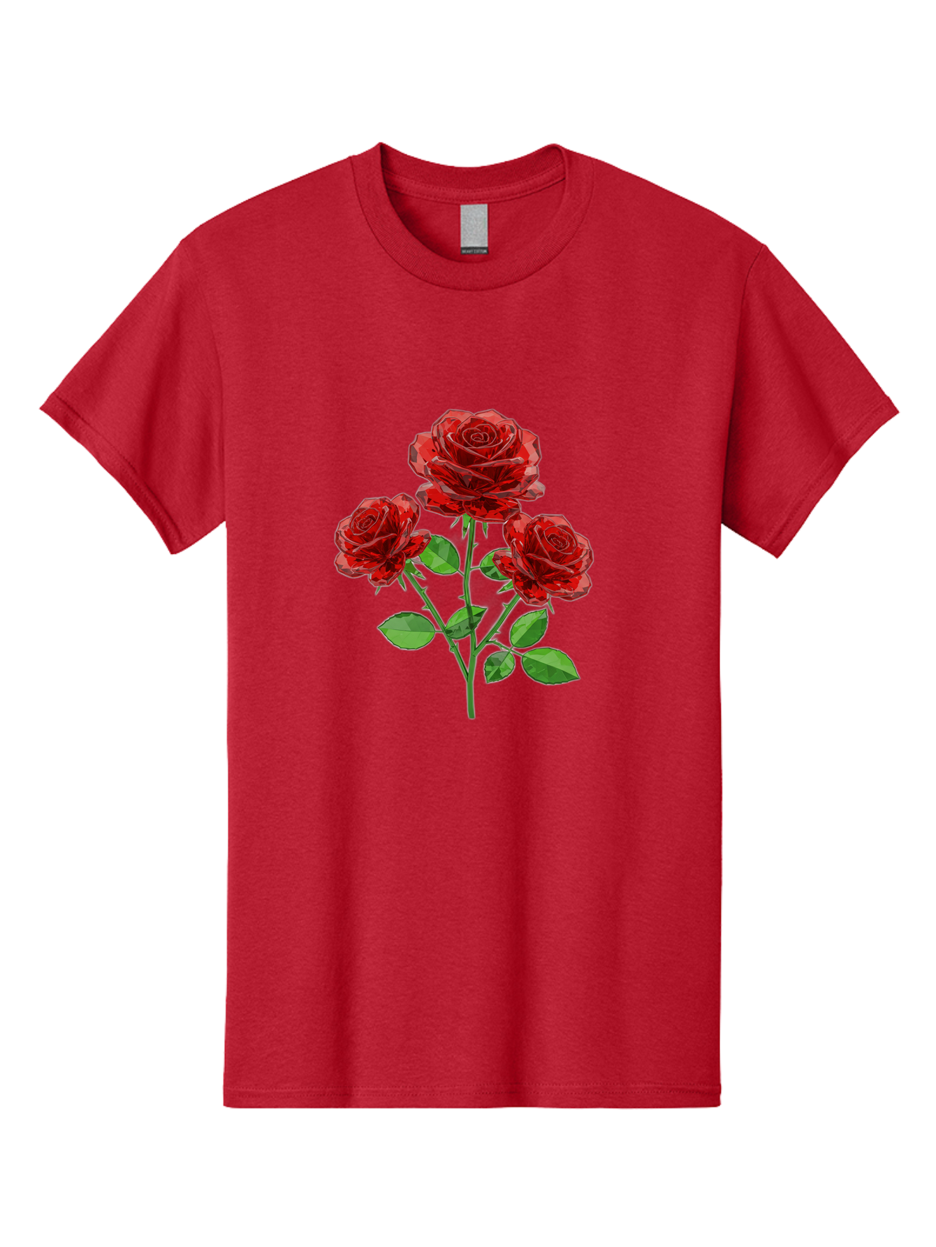 3-Red-Roses Men'S Graphic Tee, 100% Cotton, Comfortable Casual Summer Wear, Machine Washable, Vintage Camera, Old Camera, Antique Camera, Black Camera, Classic Photography, Photography Equipment, Nostalgic Device, Film Camera, Camera Art Baj898