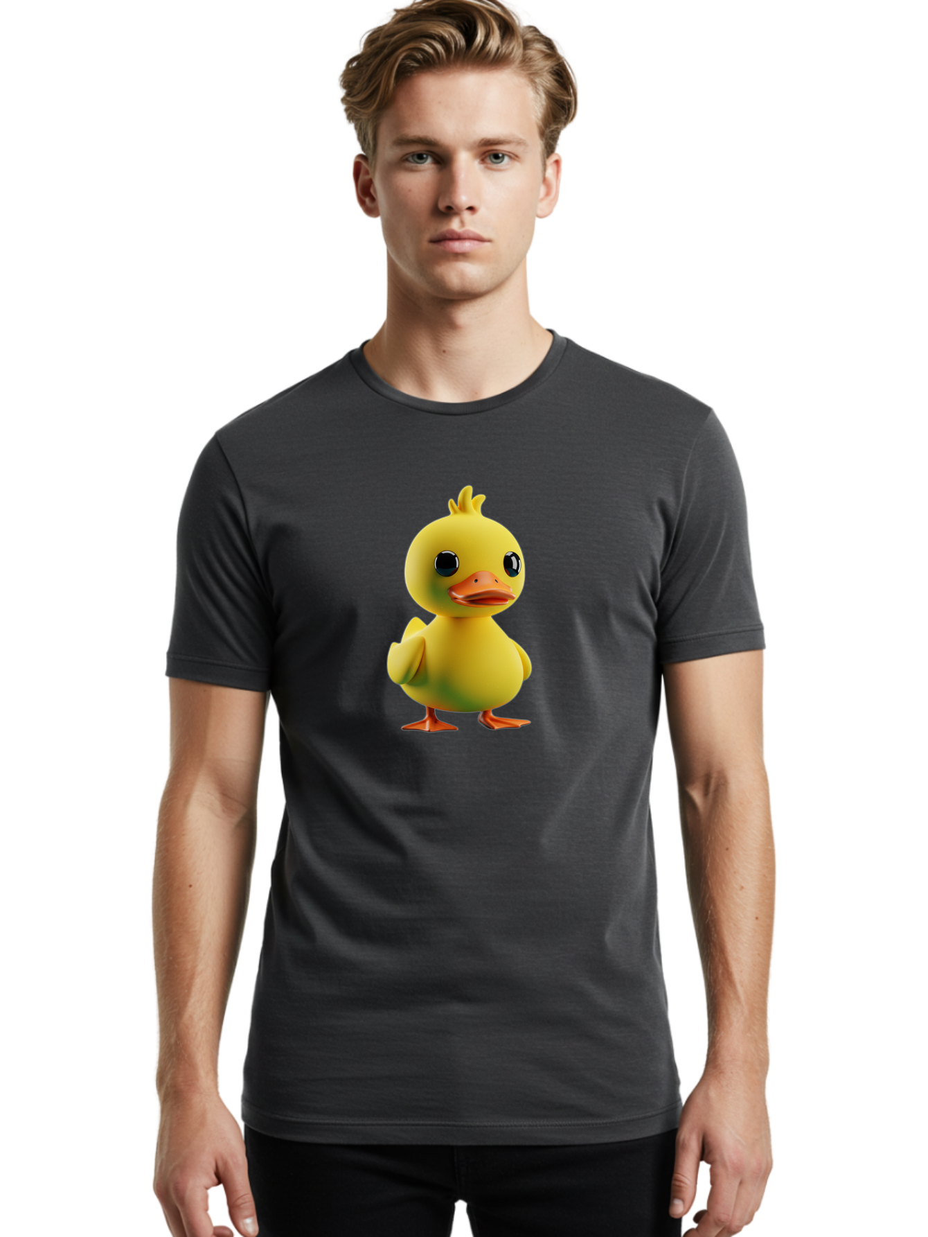 3D-Yellow-Duckling Men'S Graphic Tee, 100% Cotton, Comfortable Casual Summer Wear, Machine Washable, Vintage Camera, Old Camera, Antique Camera, Black Camera, Classic Photography, Photography Equipment, Nostalgic Device, Film Camera, Baj901